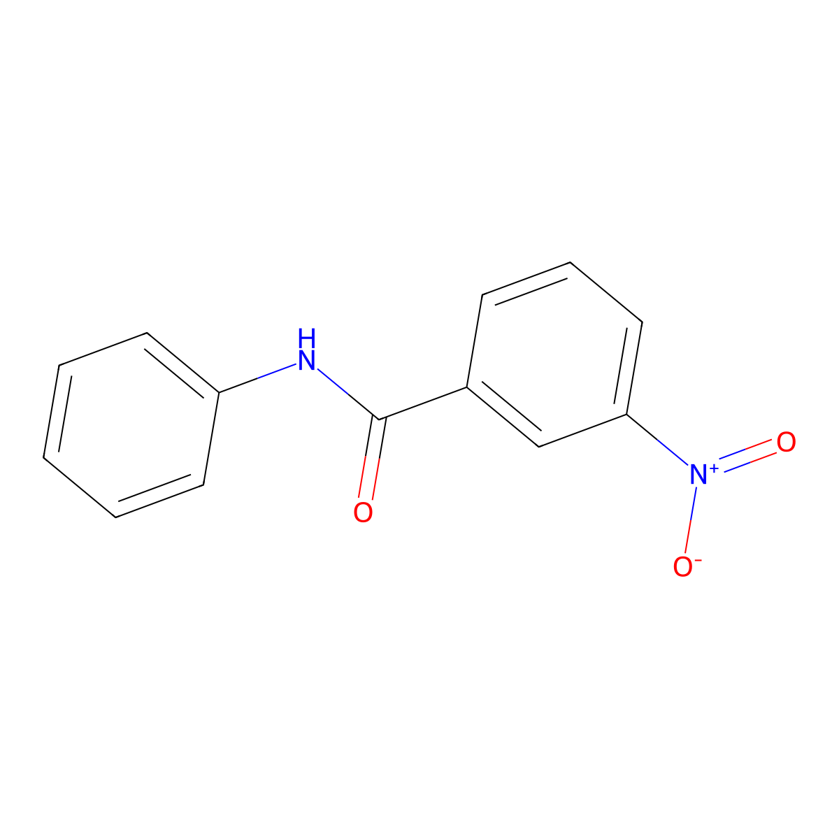 3-Nitrobenzanilide molecular structure, CAS 2243-73-4
