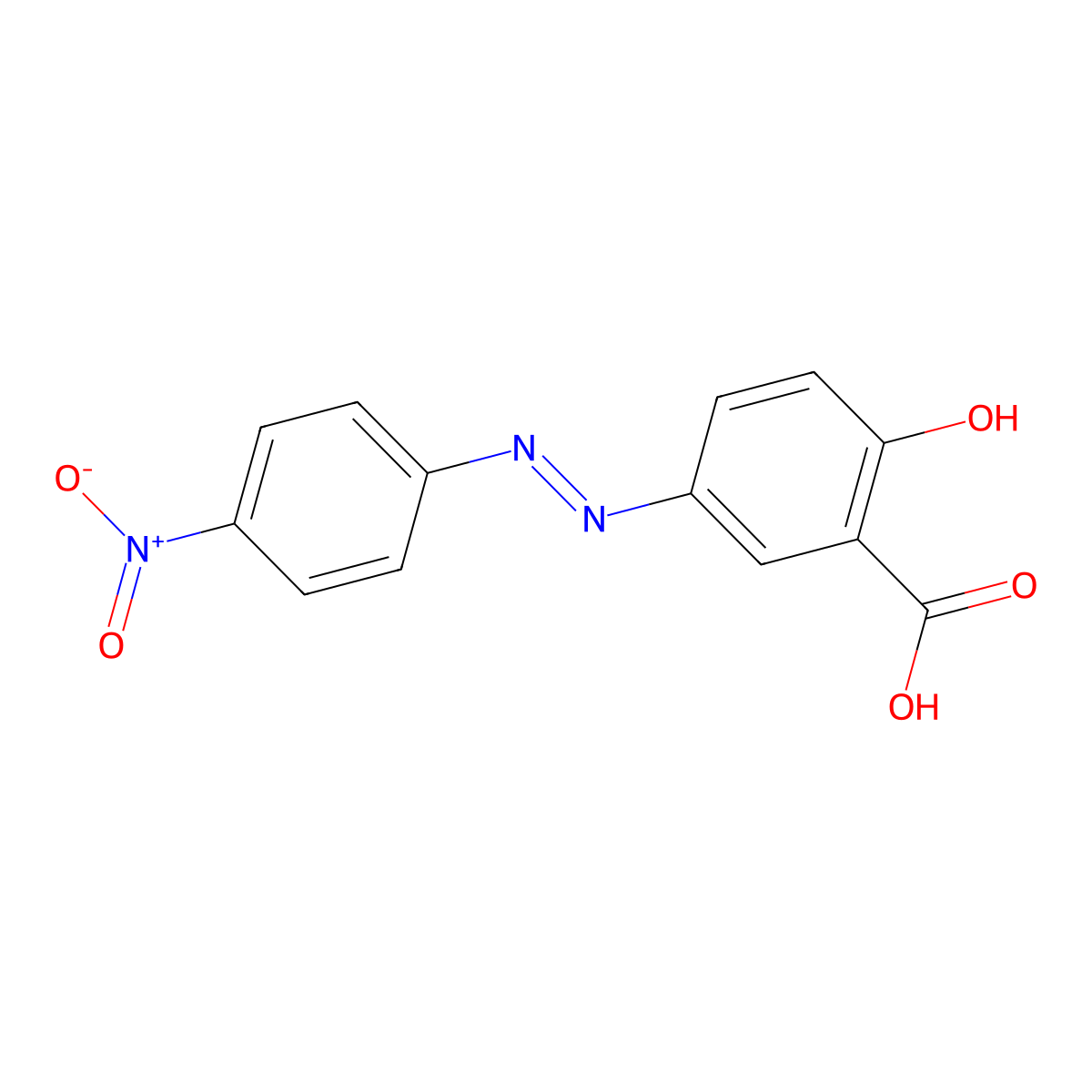 Mordant Orange 1 molecular structure, CAS 2243-76-7