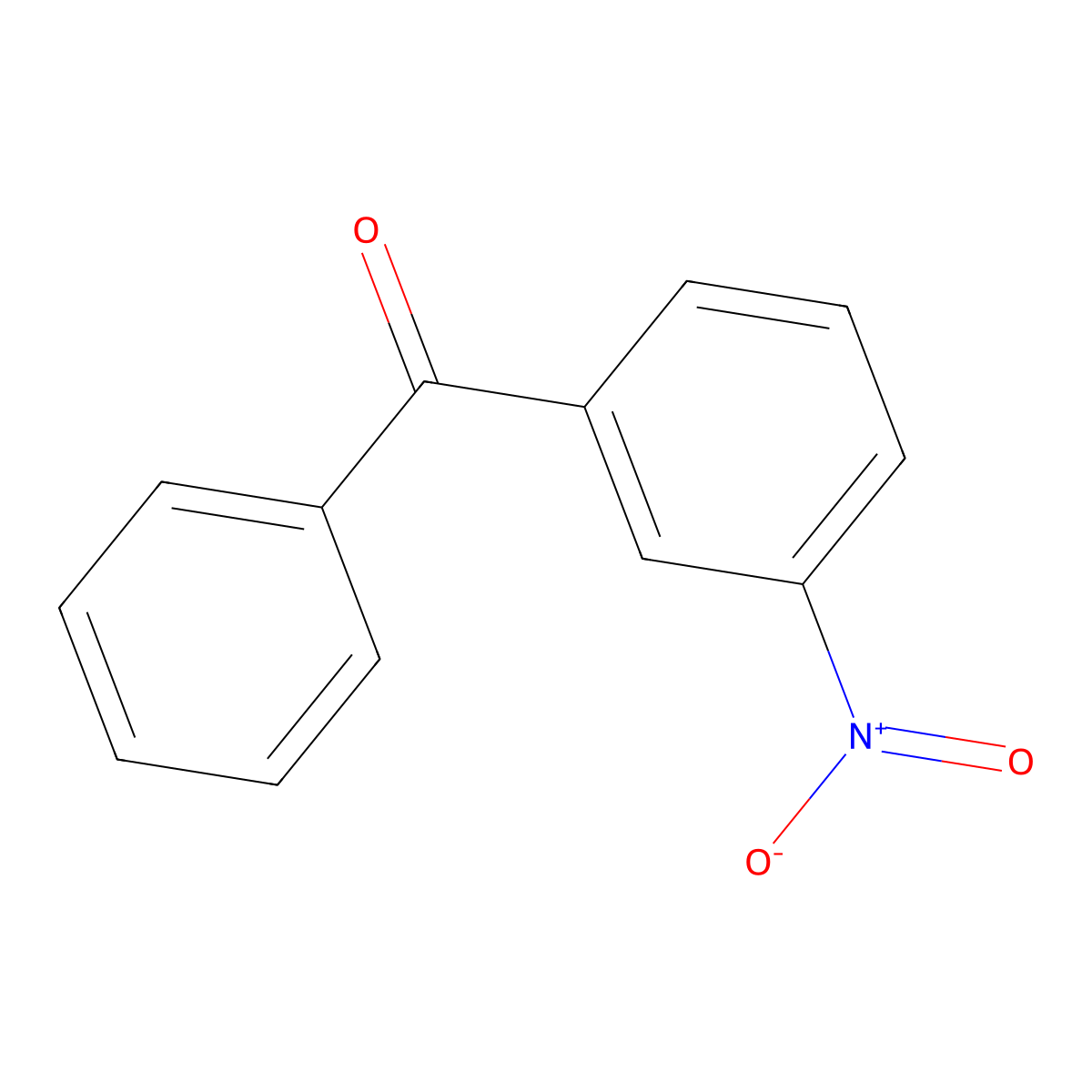 3-Nitrobenzophenone molecular structure, CAS 2243-80-3