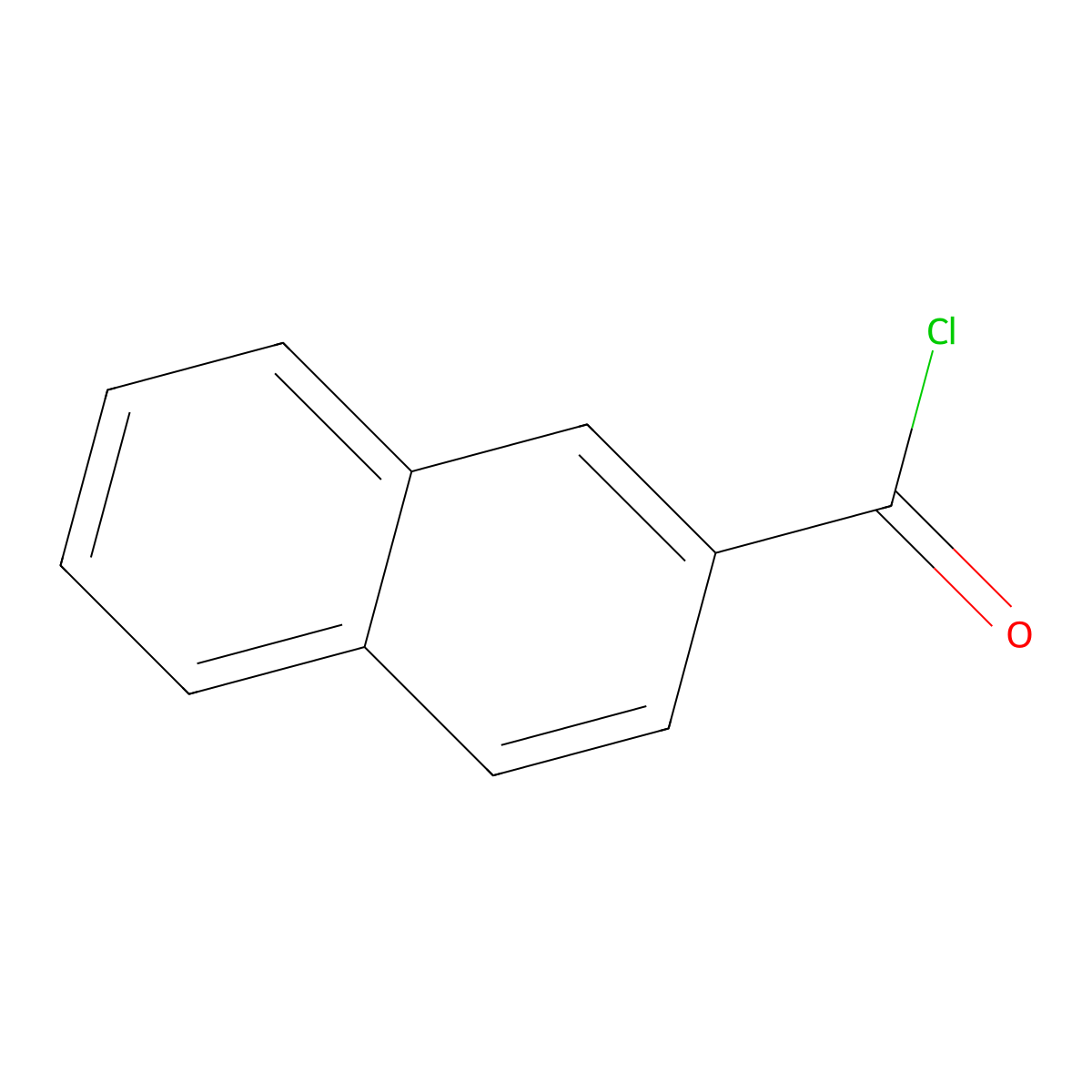 2-Naphthoyl chloride molecular structure, CAS 2243-83-6
