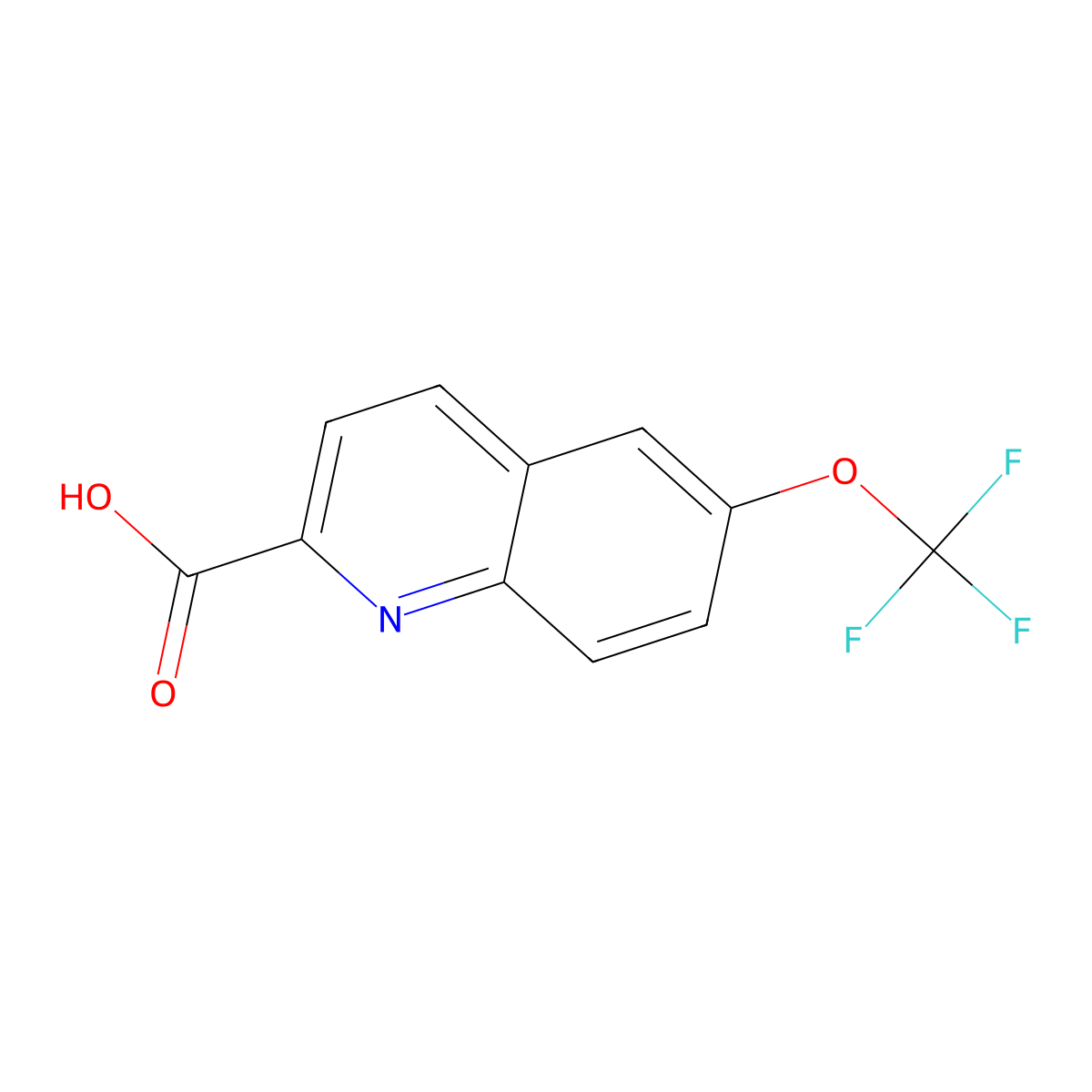 6-(Trifluoromethoxy)quinoline-2-carboxylic acid molecular structure, CAS 2243001-33-2