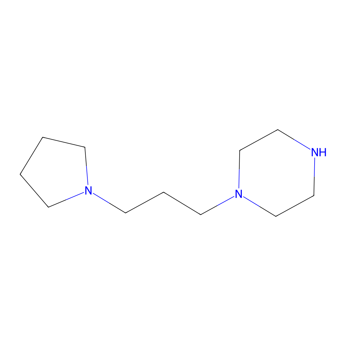 1-(3-Pyrrolidinopropyl)Piperazine molecular structure, CAS 224309-80-2