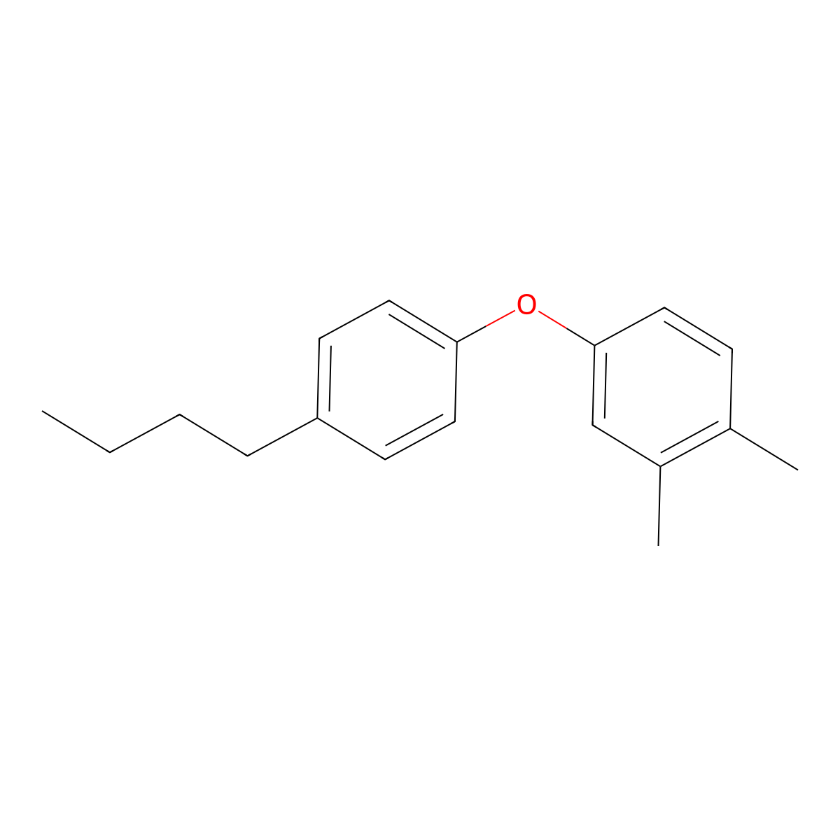 4-(4-Butylphenoxy)-1,2-dimethylbenzene molecular structure, CAS 224311-73-3