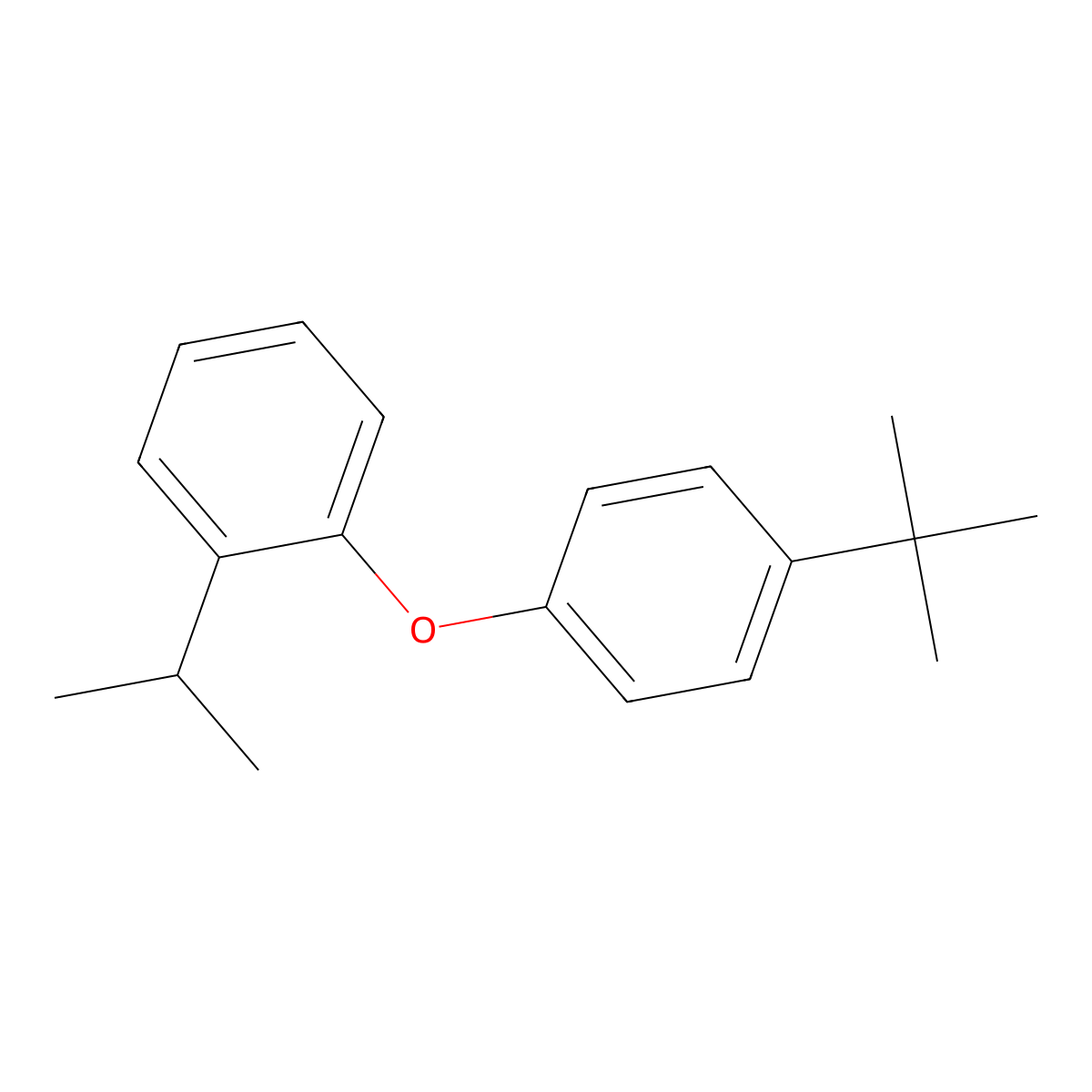 1-Tert-butyl-4-[2-(propan-2-yl)phenoxy]benzene molecular structure, CAS 224311-74-4