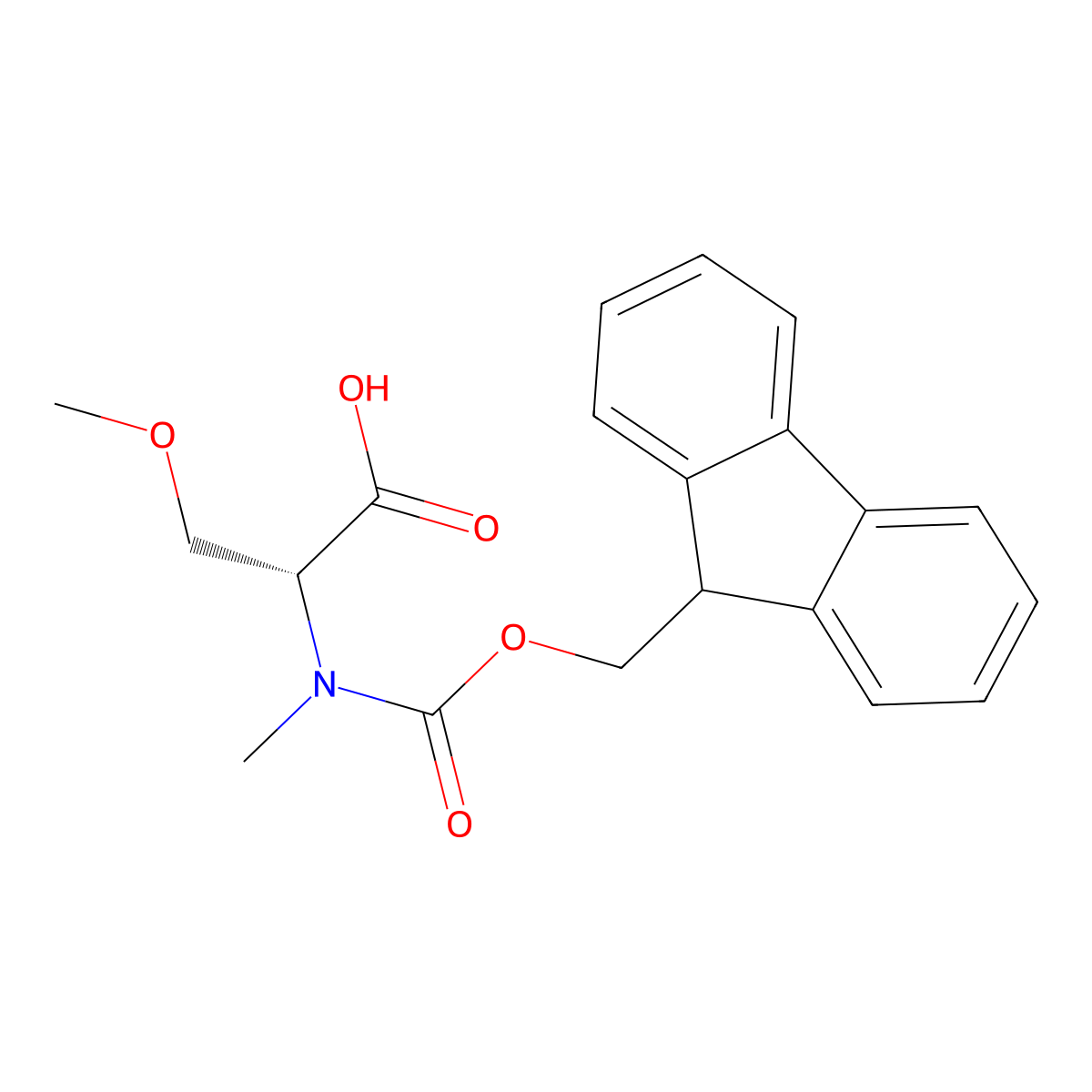 N-Fmoc-N,O-dimethyl-D-serine molecular structure, CAS 2243125-71-3