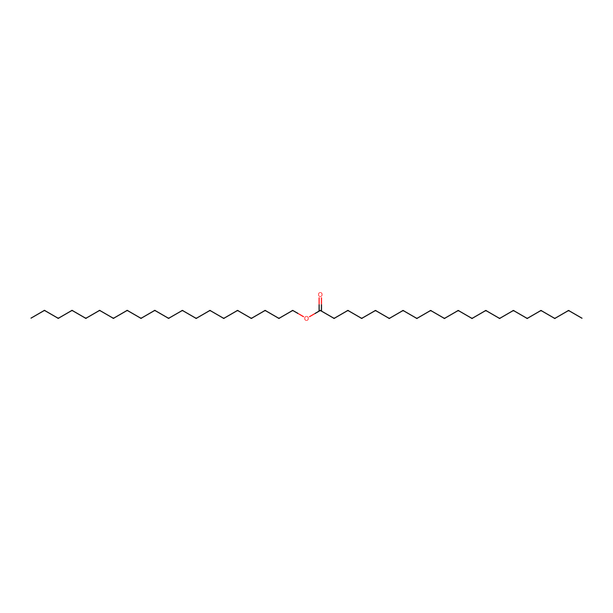 Arachidyl arachidate molecular structure, CAS 22432-80-0