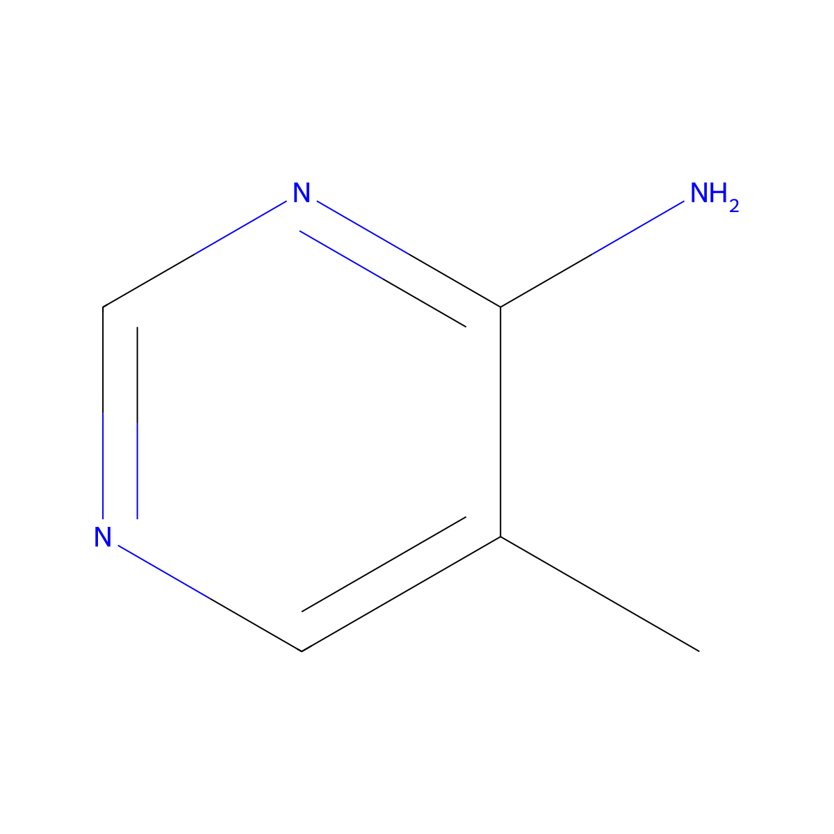 5-Methylpyrimidin-4-amine molecular structure, CAS 22433-68-7