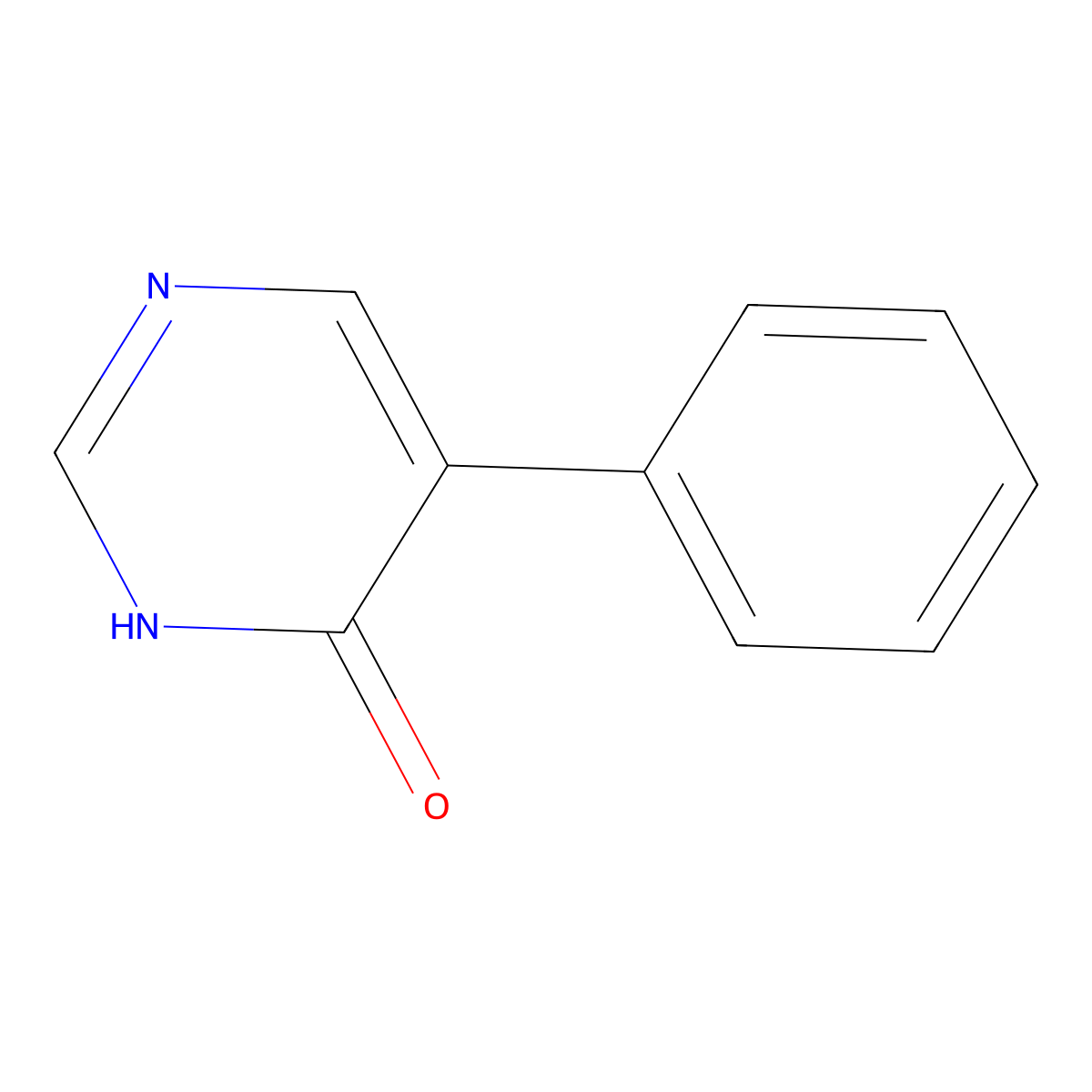 5-Phenylpyrimidin-4-ol molecular structure, CAS 22433-69-8
