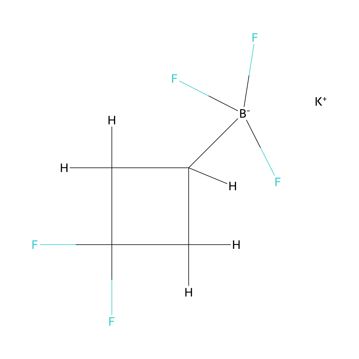 Potassium (3,3-difluorocyclobutyl)trifluoroboranuide molecular structure, CAS 2243345-26-6