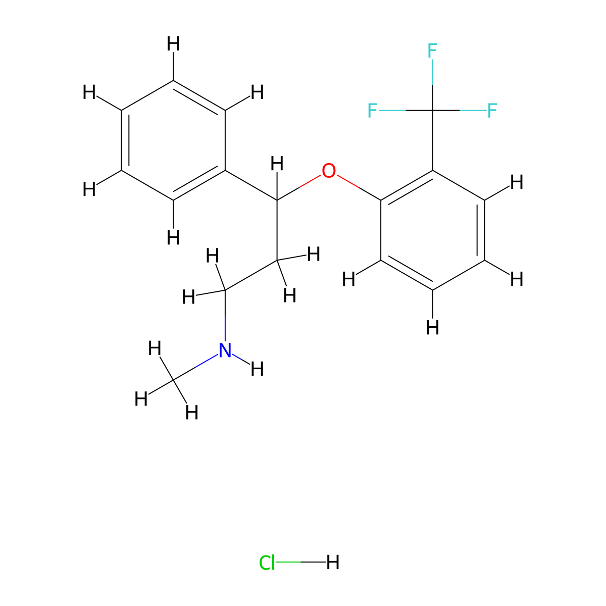 Methyl({3-phenyl-3-[2-(trifluoromethyl)phenoxy]propyl})amine hydrochloride molecular structure, CAS 2243504-22-3