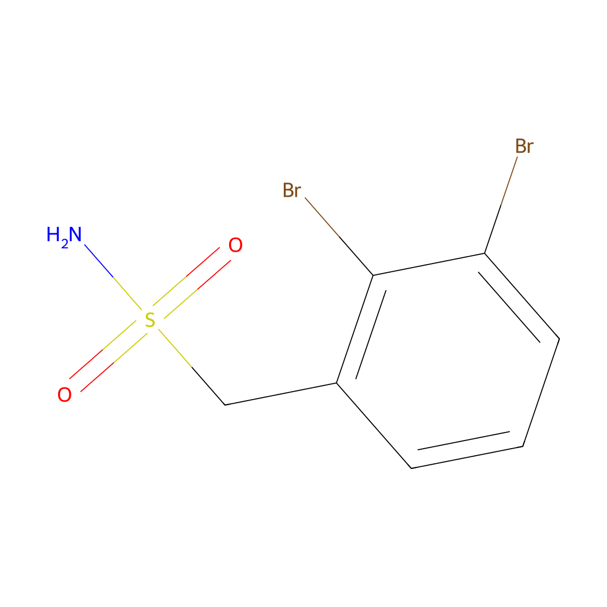 (2,3-Dibromophenyl)methanesulfonamide molecular structure, CAS 2243504-88-1