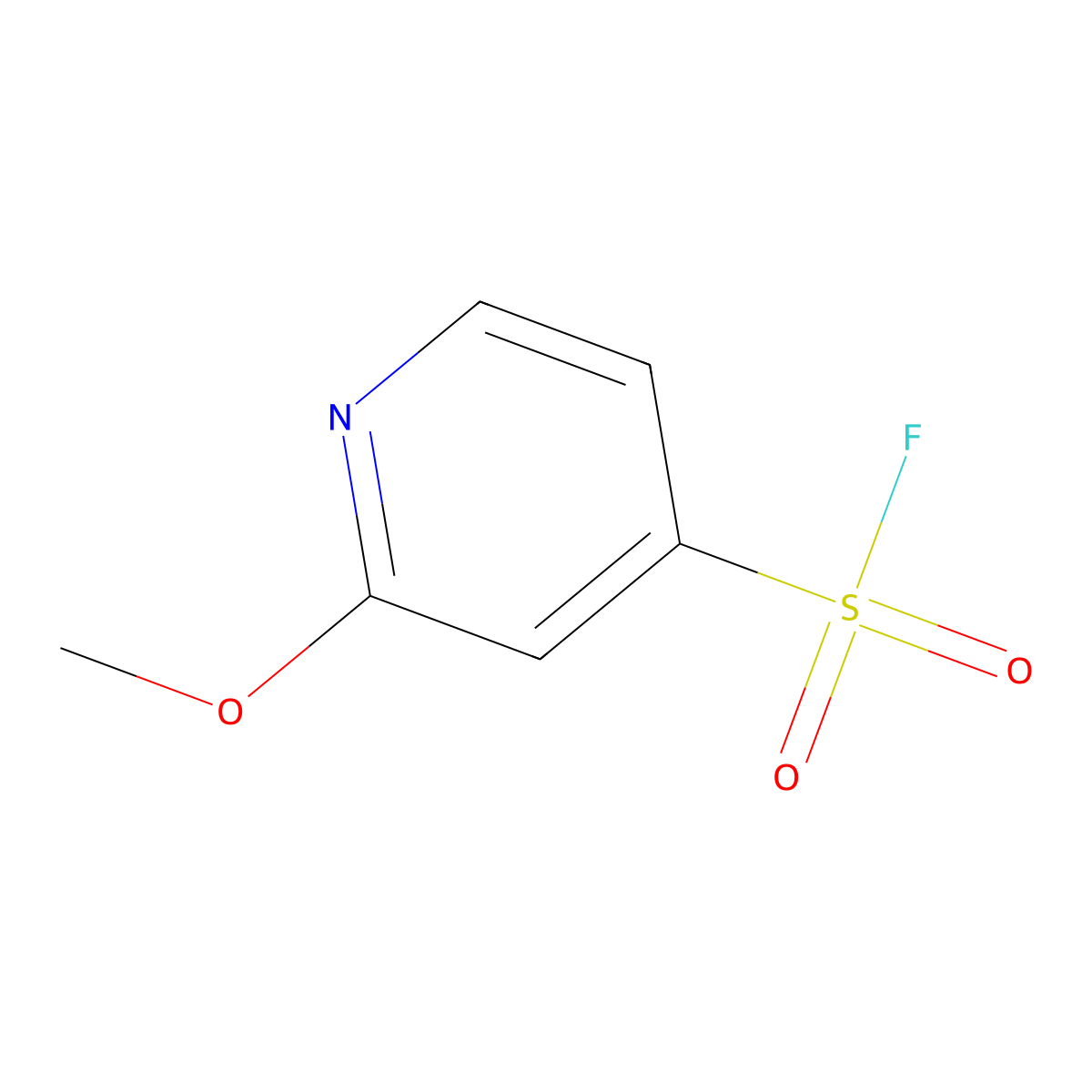 2-Methoxypyridine-4-sulfonyl fluoride molecular structure, CAS 2243504-98-3