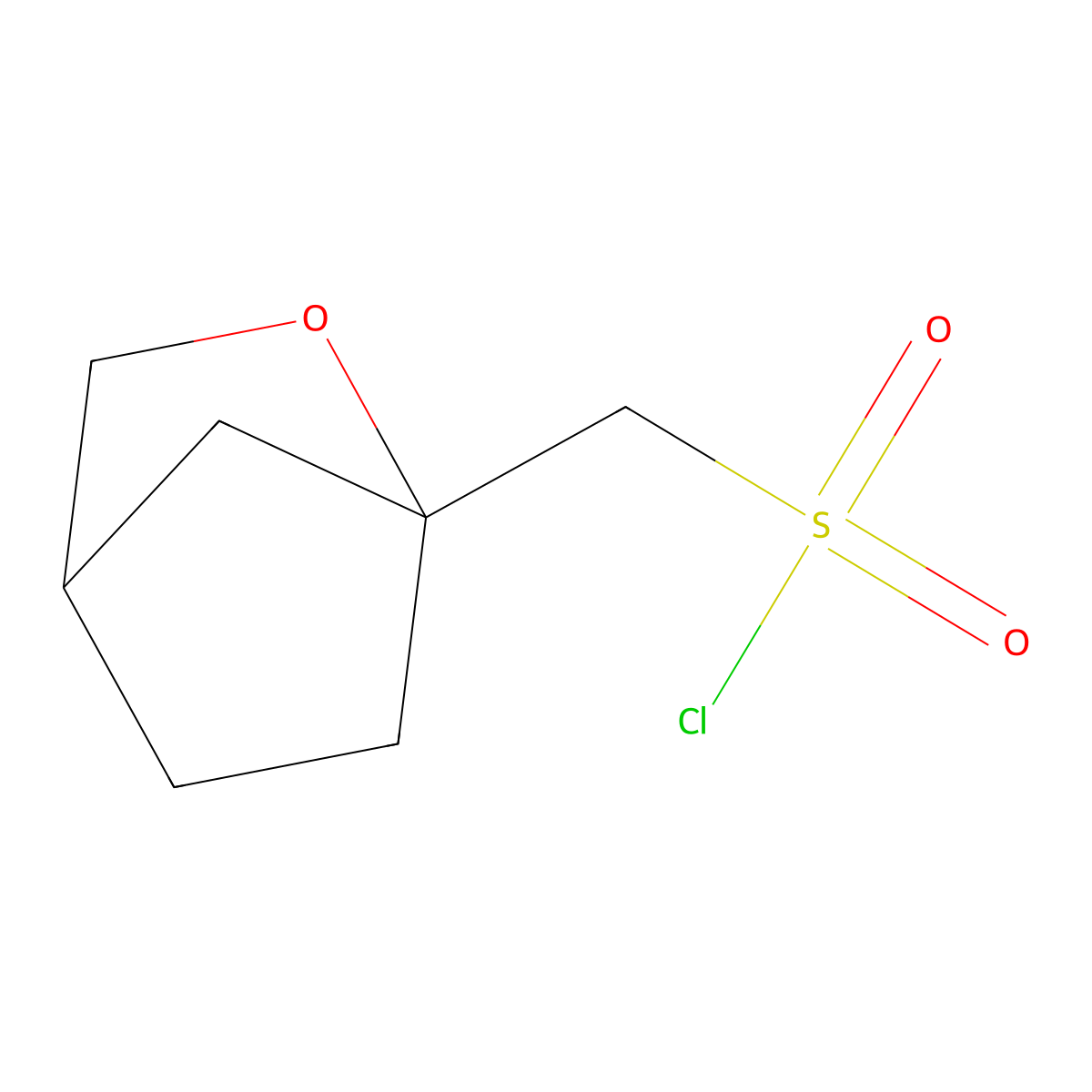 {2-Oxabicyclo[2.2.1]heptan-1-yl}methanesulfonyl chloride molecular structure, CAS 2243505-02-2