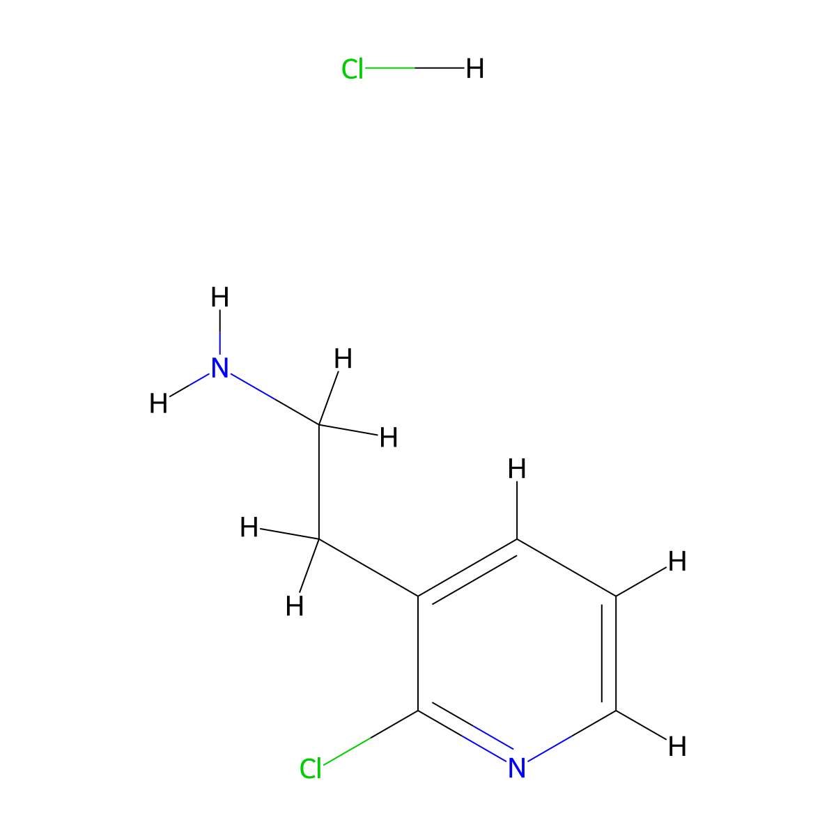 2-(2-Chloropyridin-3-yl)ethan-1-amine hydrochloride molecular structure, CAS 2243505-63-5