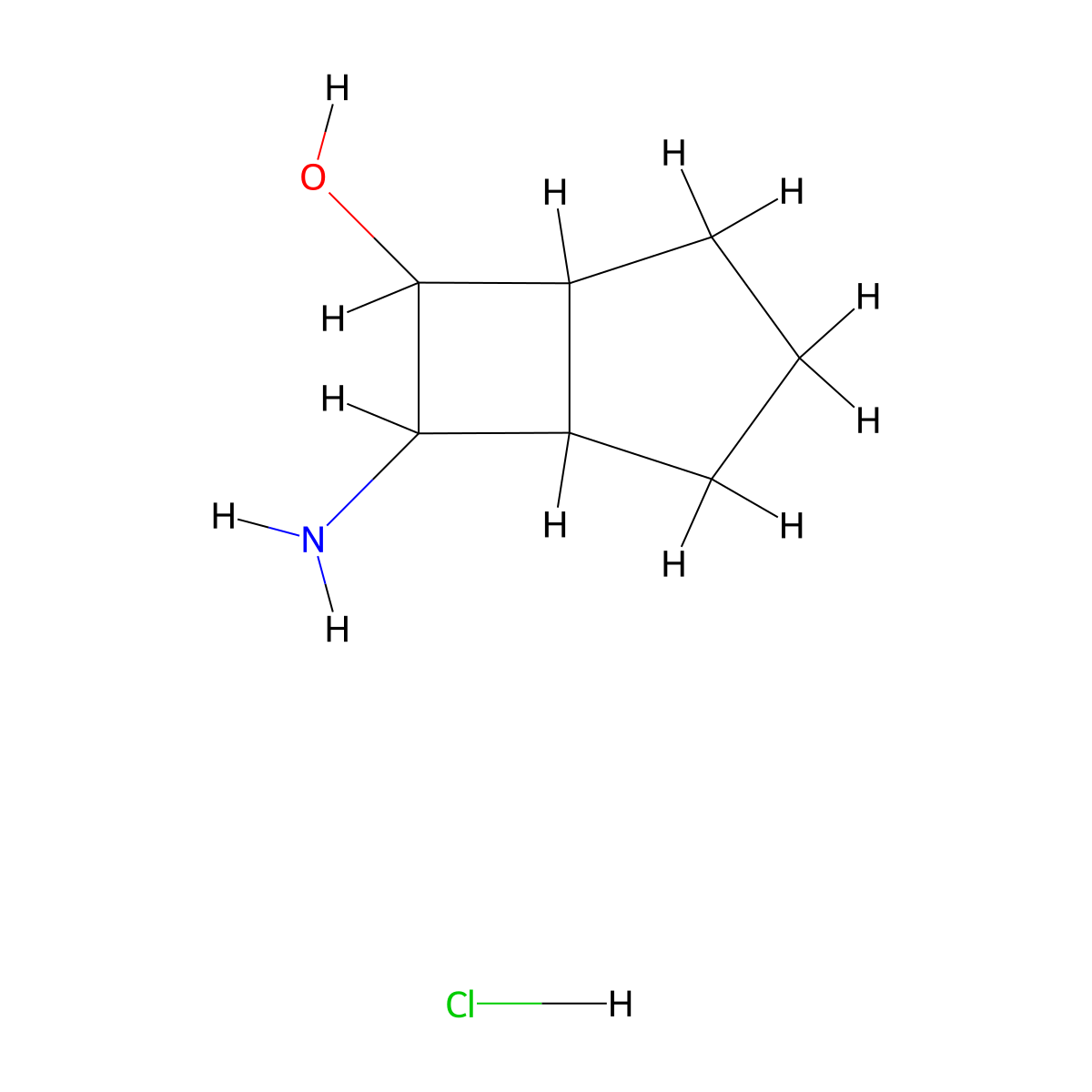 7-Aminobicyclo[3.2.0]heptan-6-ol hydrochloride molecular structure, CAS 2243505-82-8