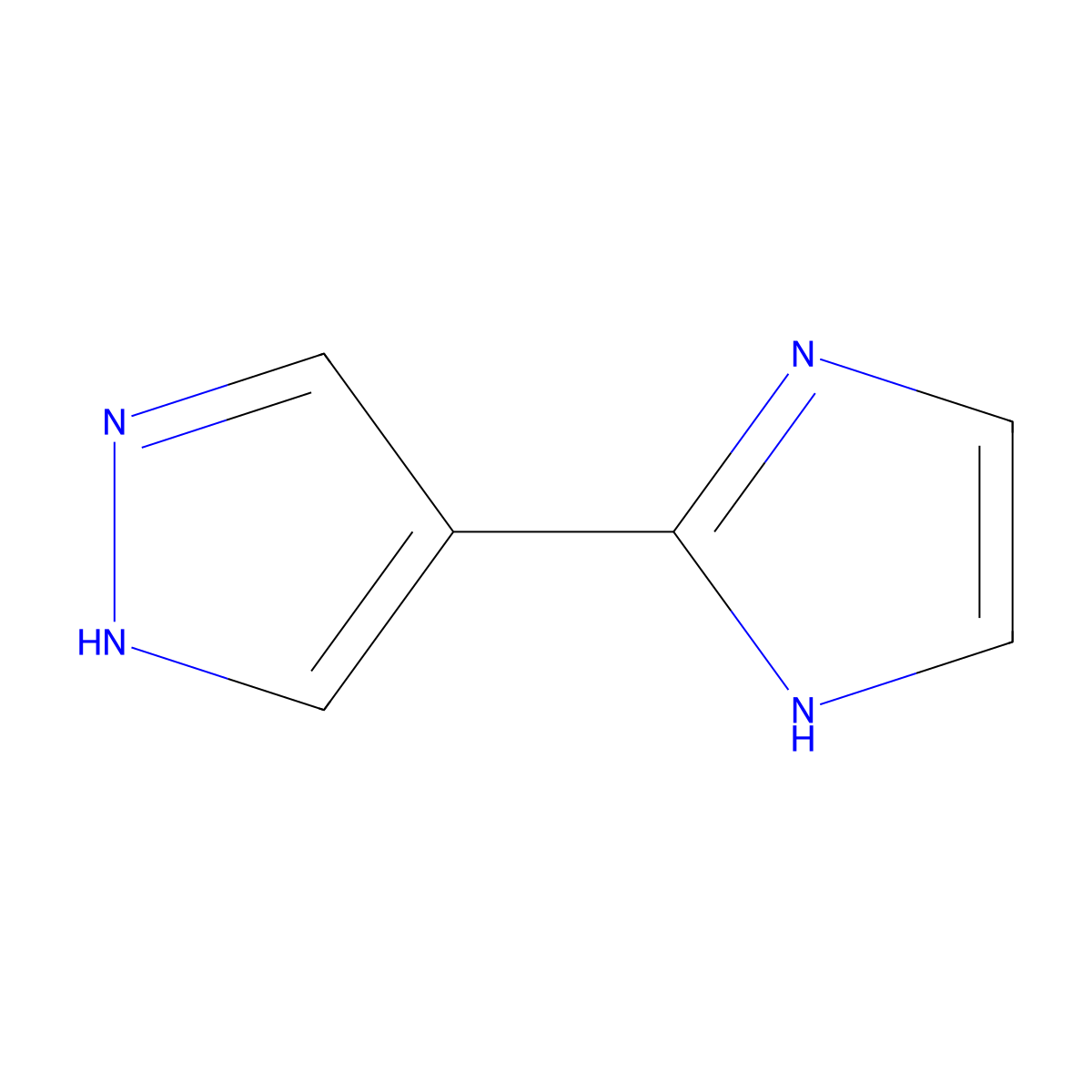 2-(1H-pyrazol-4-yl)-1H-imidazole molecular structure, CAS 2243507-31-3