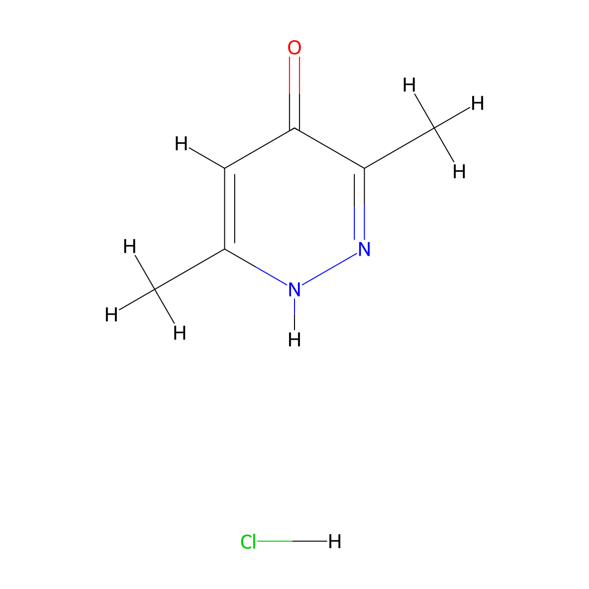 3,6-Dimethylpyridazin-4-ol hydrochloride molecular structure, CAS 2243507-80-2