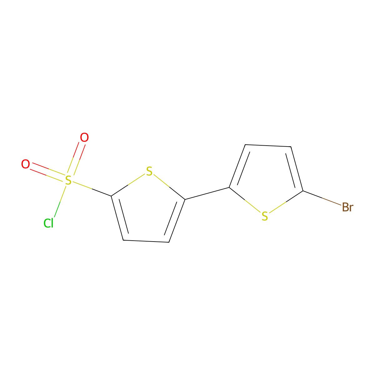 5-(5-Bromothiophen-2-yl)thiophene-2-sulfonyl chloride molecular structure, CAS 2243509-39-7