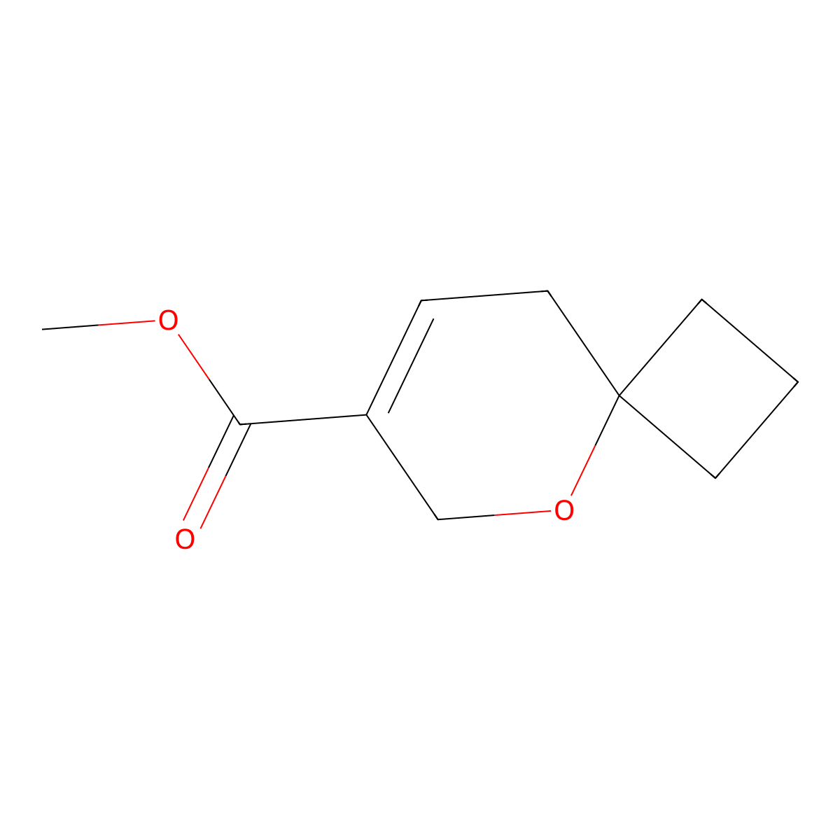 Methyl 5-oxaspiro[3.5]non-7-ene-7-carboxylate molecular structure, CAS 2243509-88-6