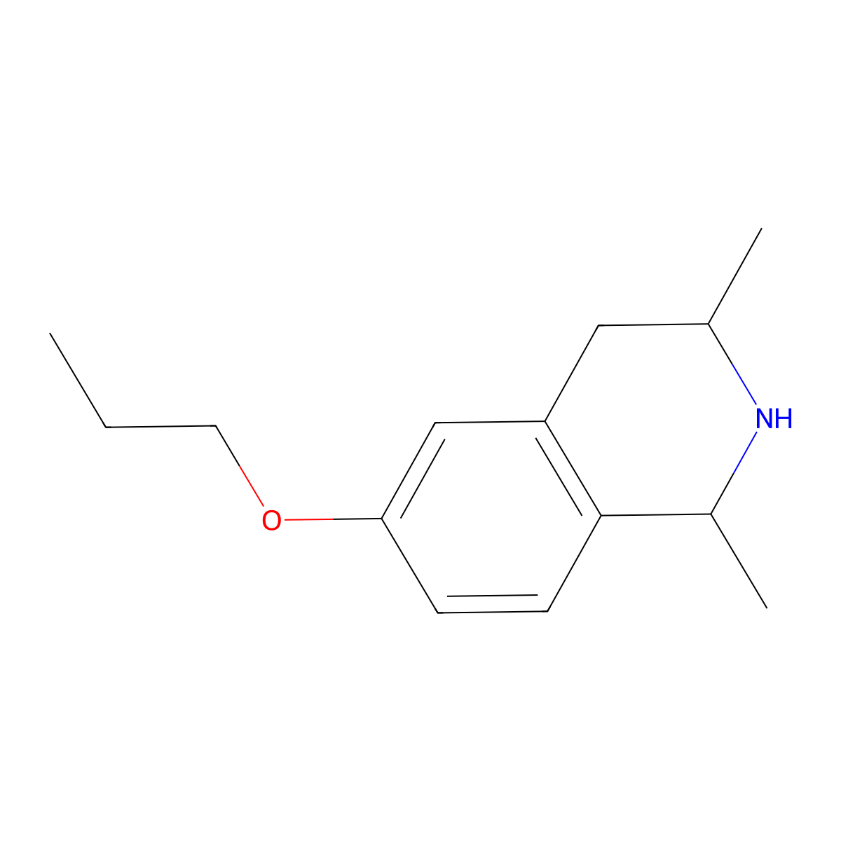 (1R,3S)-1,3-Dimethyl-6-propoxy-1,2,3,4-tetrahydroisoquinoline molecular structure, CAS 2243510-22-5