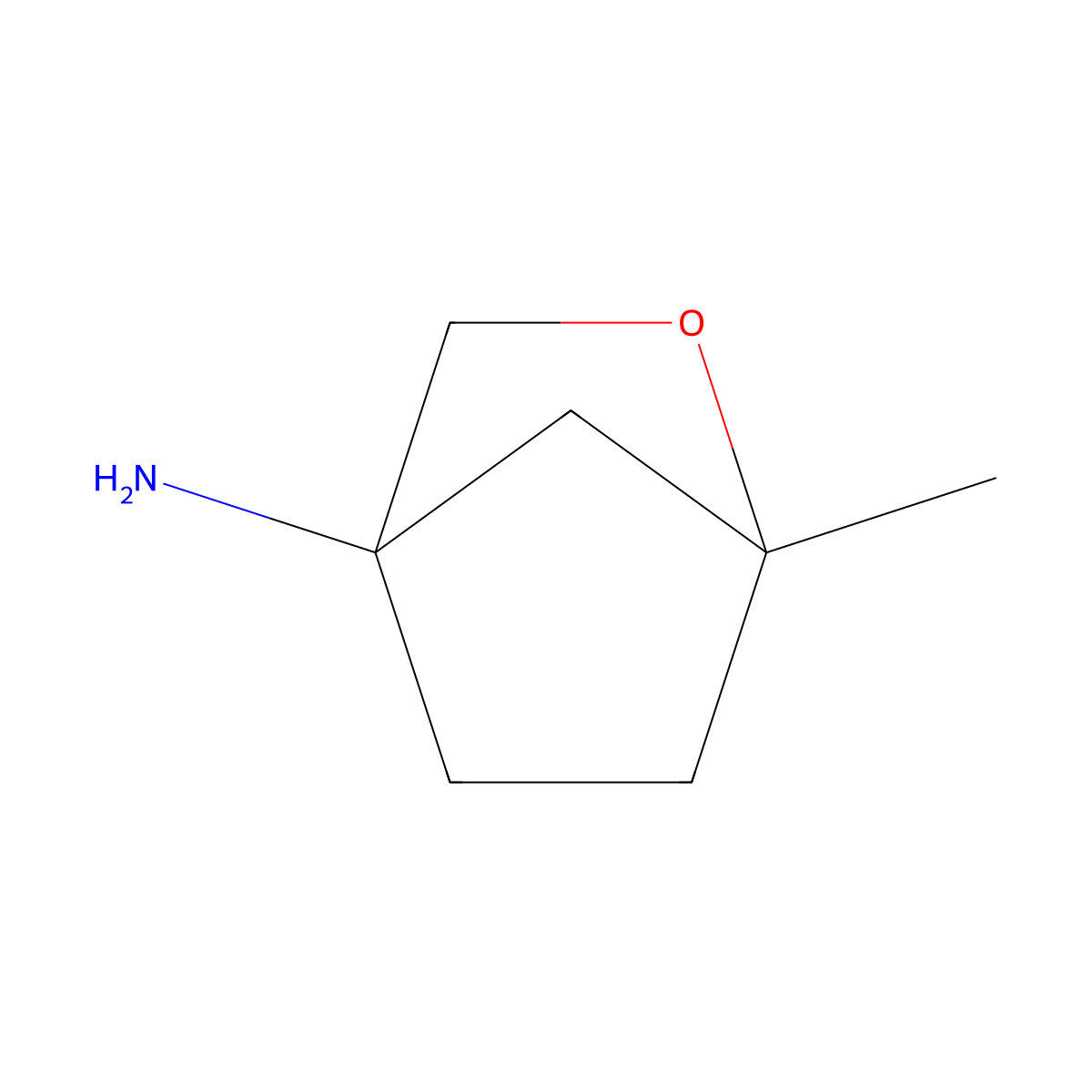 1-Methyl-2-oxabicyclo[2.2.1]heptan-4-amine molecular structure, CAS 2243510-31-6