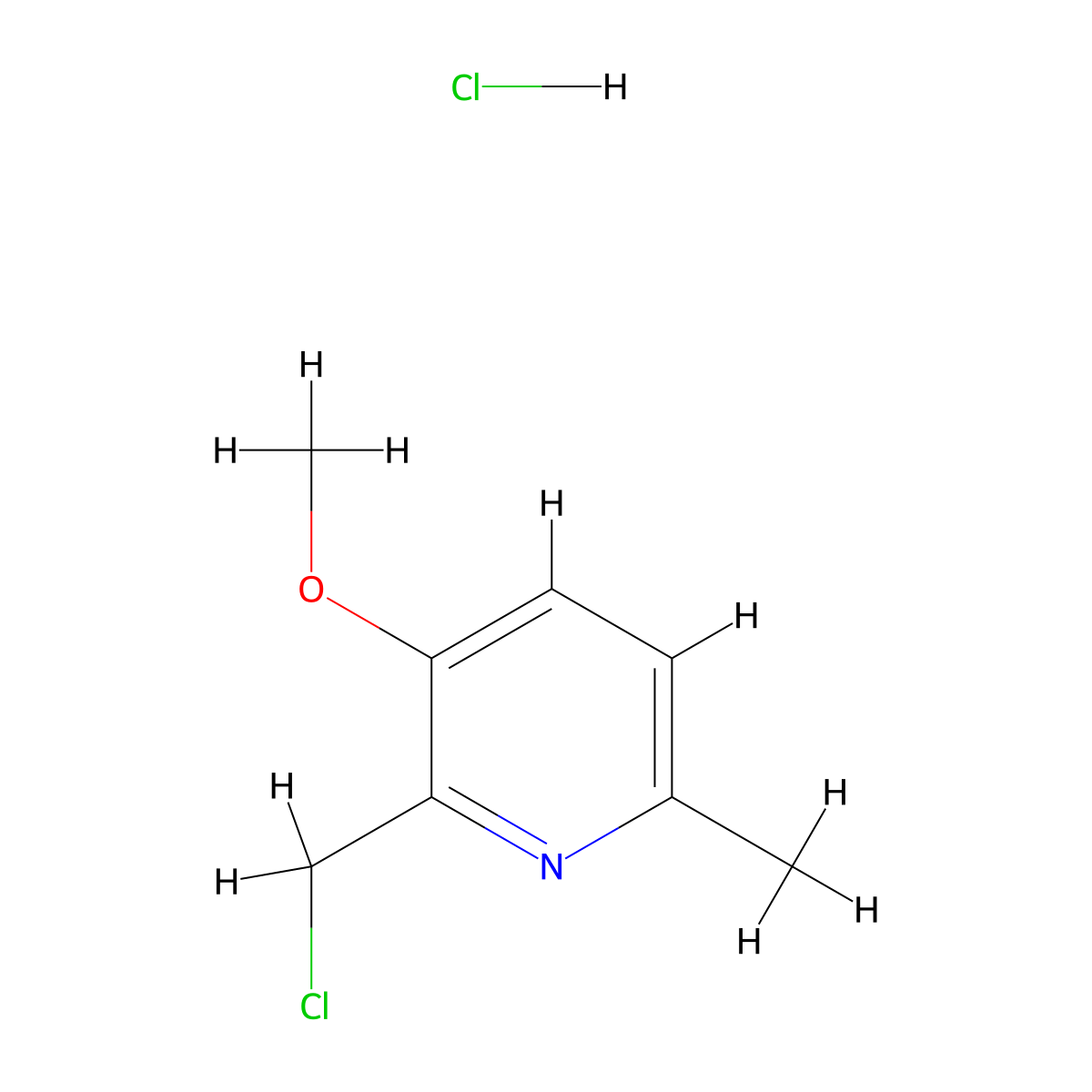 2-(Chloromethyl)-3-methoxy-6-methylpyridine hydrochloride molecular structure, CAS 2243512-09-4