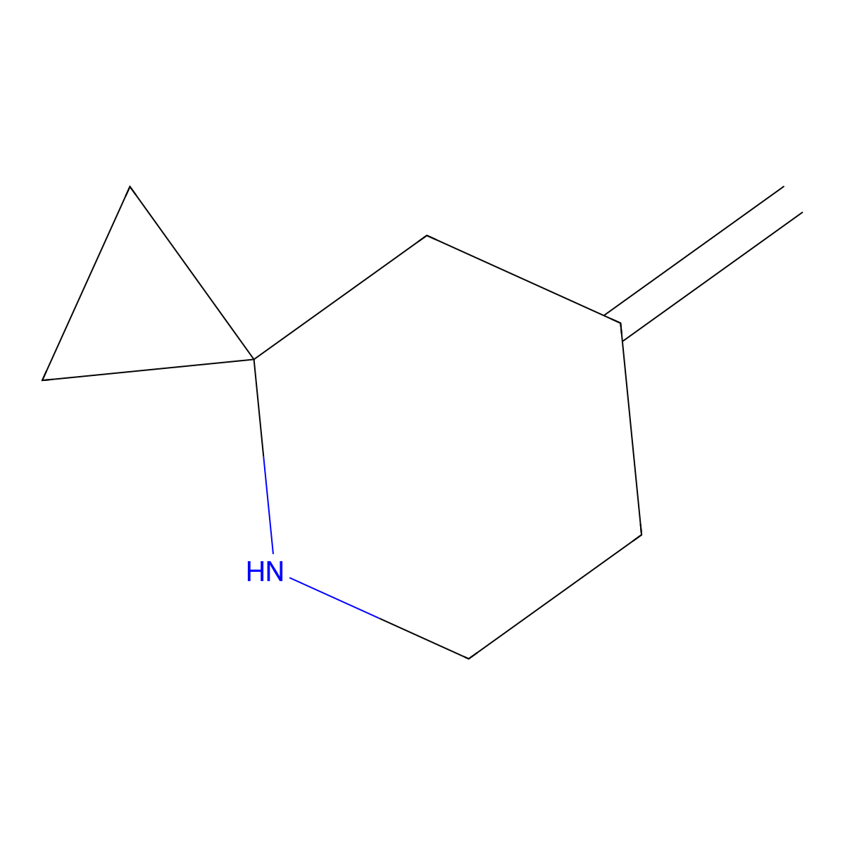 7-Methylidene-4-azaspiro[2.5]octane molecular structure, CAS 2243515-40-2