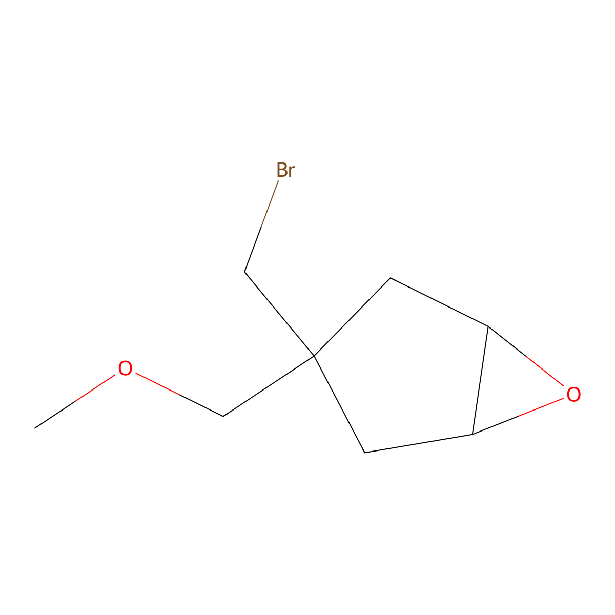 3-(Bromomethyl)-3-(methoxymethyl)-6-oxabicyclo[3.1.0]hexane molecular structure, CAS 2243515-85-5