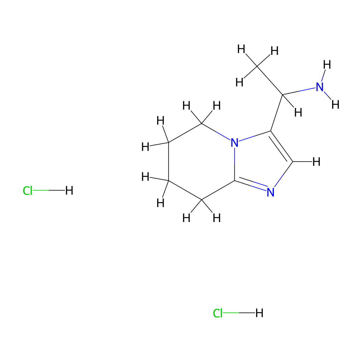 1-(5,6,7,8-Tetrahydroimidazo[1,2-a]pyridin-3-yl)ethan-1-amine dihydrochloride molecular structure, CAS 2243515-89-9