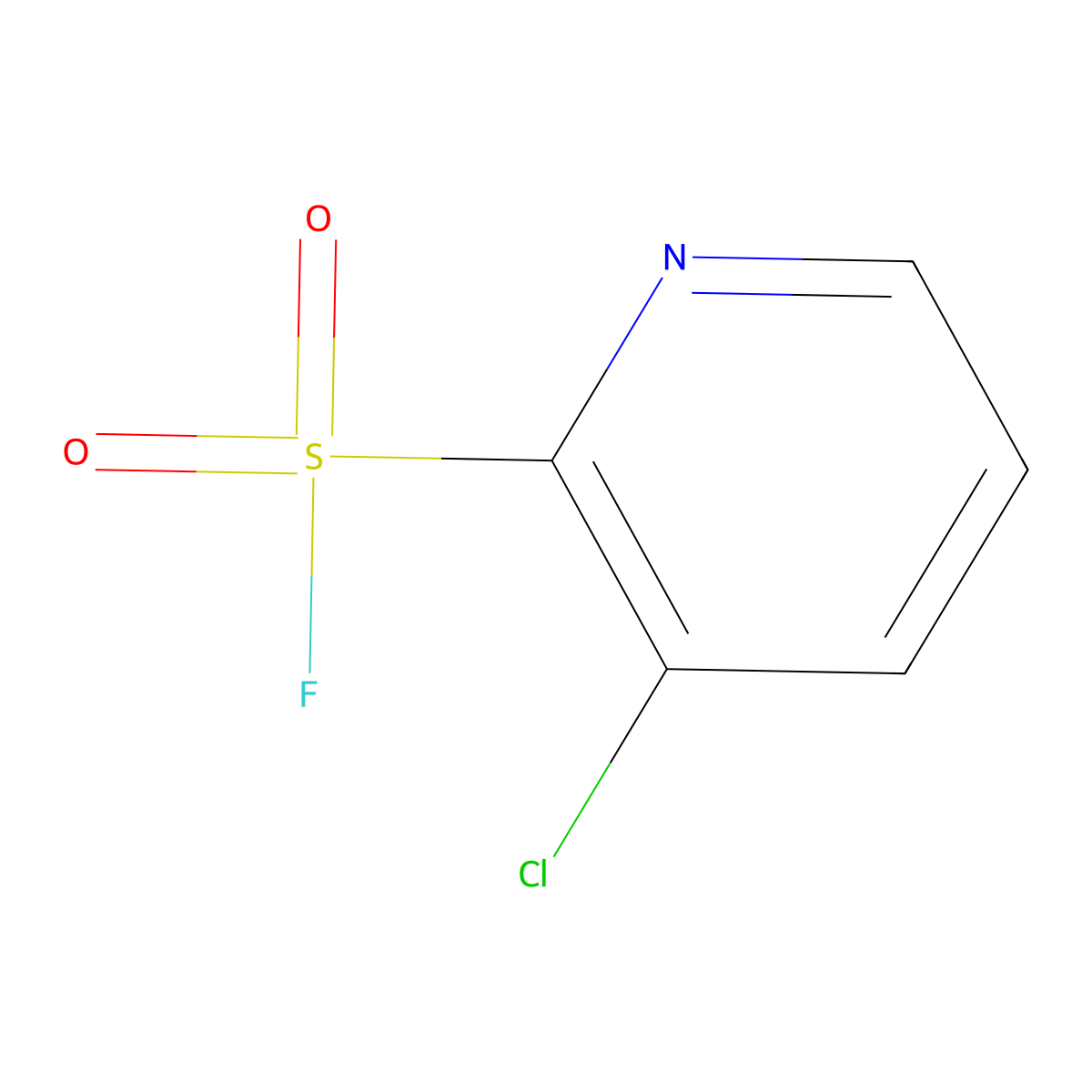 3-Chloropyridine-2-sulfonyl fluoride molecular structure, CAS 2243516-57-4
