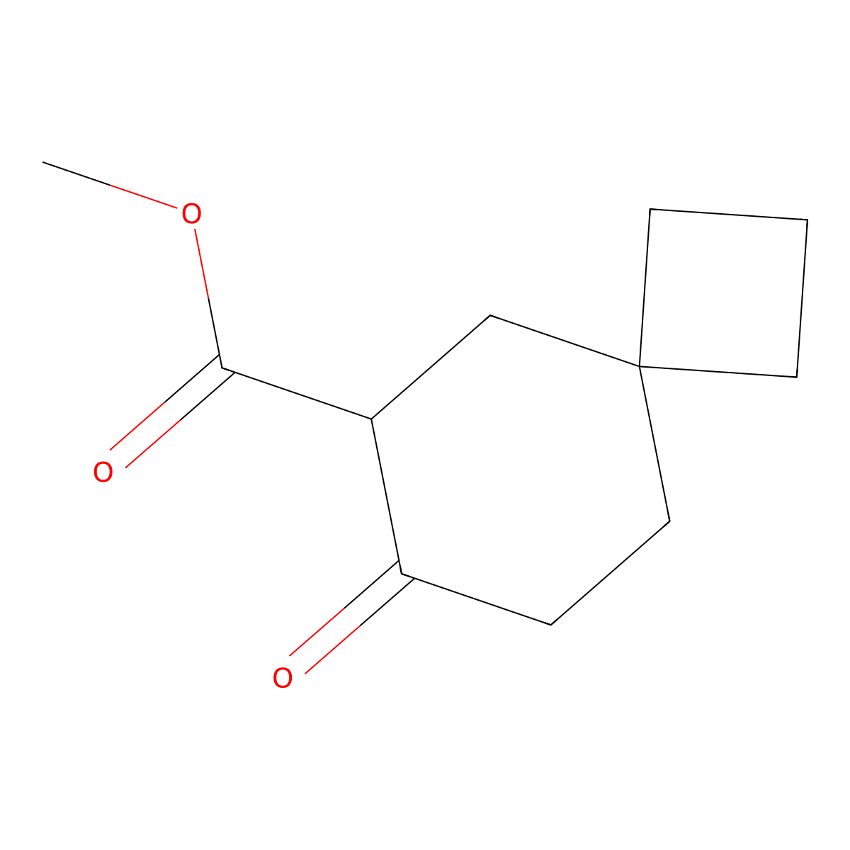 Methyl 7-oxospiro[3.5]nonane-6-carboxylate molecular structure, CAS 2243520-58-1