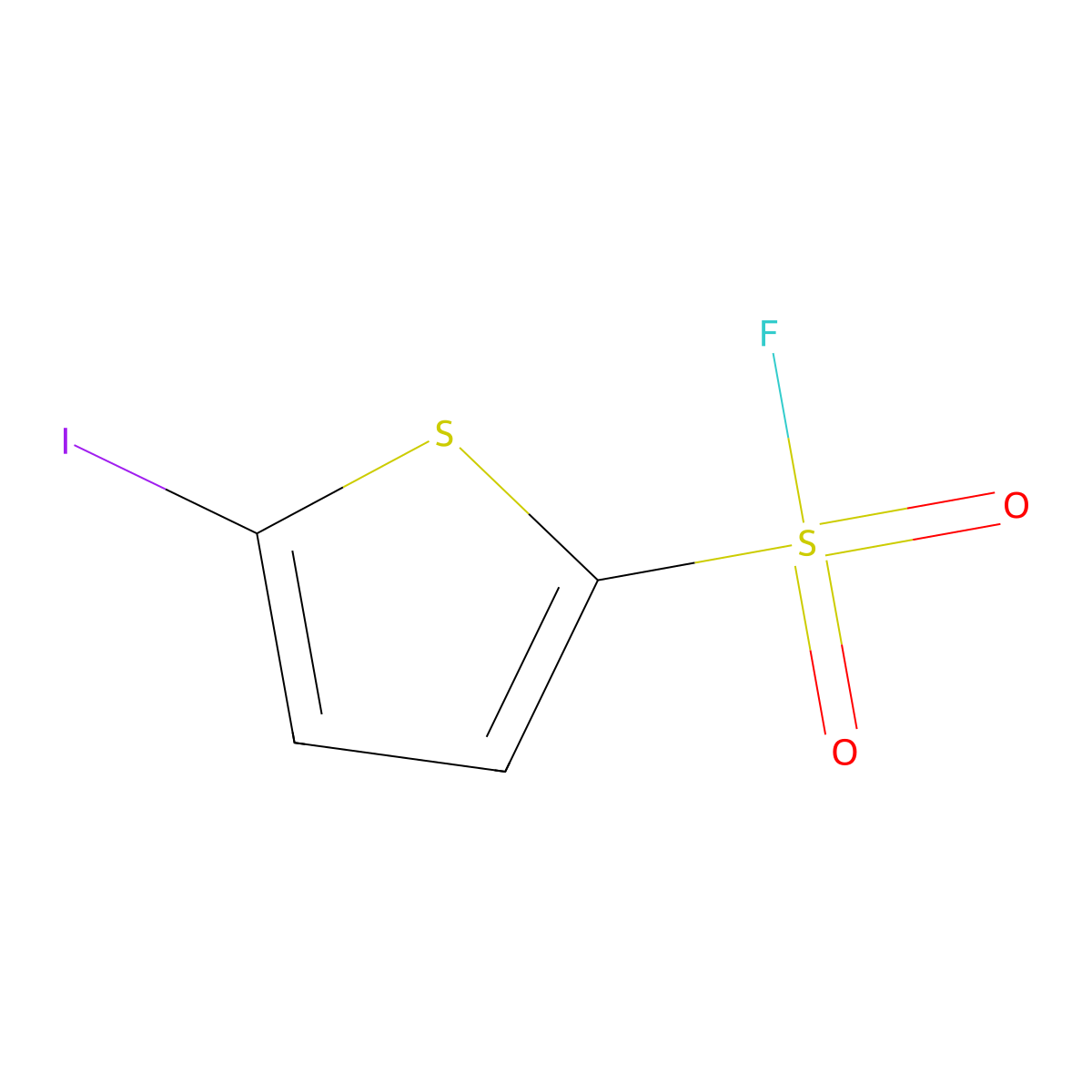 5-Iodothiophene-2-sulfonyl fluoride molecular structure, CAS 2243520-95-6