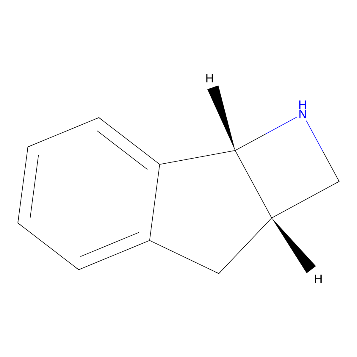 rac-(2aR,7bS)-1H,2H,2aH,3H,7bH-indeno(1,2-b)azete molecular structure, CAS 2243521-20-0