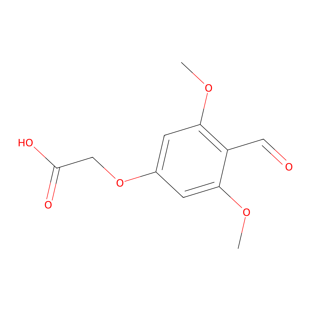2-(4-Formyl-3,5-dimethoxyphenoxy)acetic acid molecular structure, CAS 2243587-05-3
