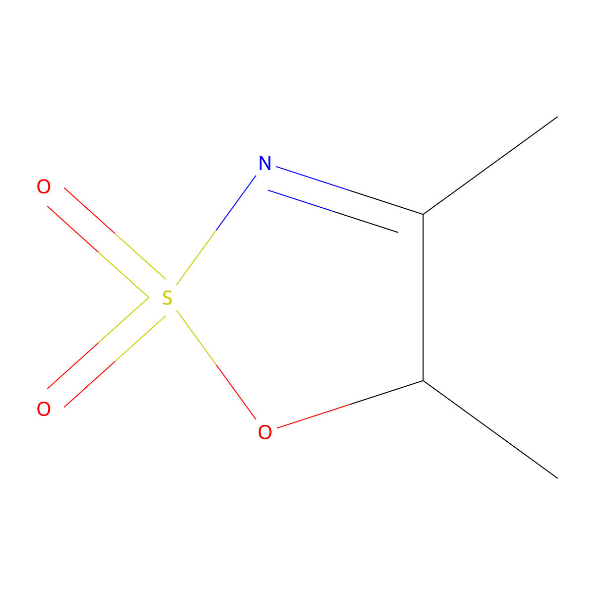 4,5-dimethyl-5H-1,2lambda6,3-oxathiazole-2,2-dione molecular structure, CAS 2243599-87-1