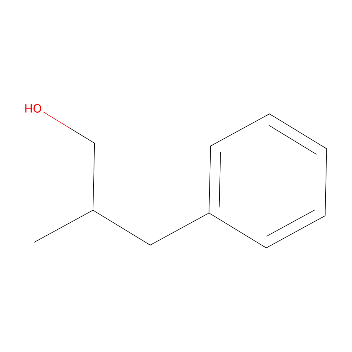 (S)-2-methyl-3-phenylpropan-1-ol molecular structure, CAS 22436-06-2