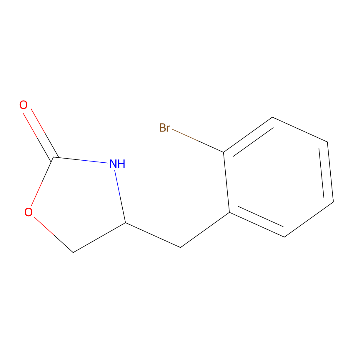 (R)-4-(2-Bromobenzyl)oxazolidin-2-one molecular structure, CAS 2243636-73-7