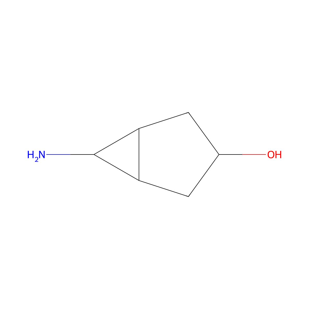 6-Aminobicyclo[3.1.0]hexan-3-ol molecular structure, CAS 2243802-09-5