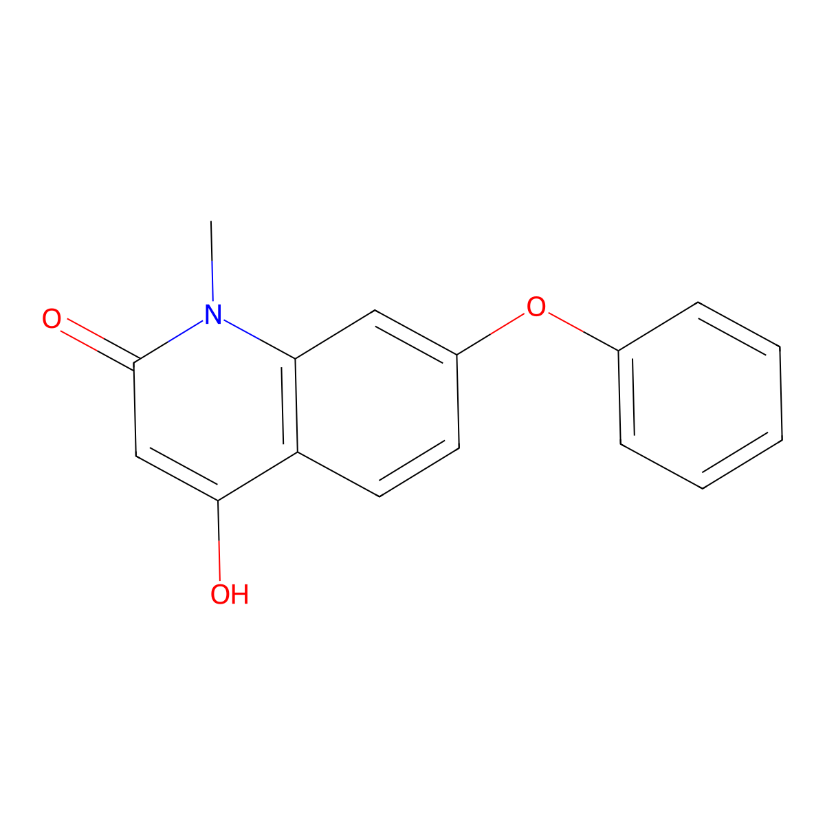 4-Hydroxy-1-methyl-7-phenoxyquinolin-2(1H)-one molecular structure, CAS 2243810-16-2
