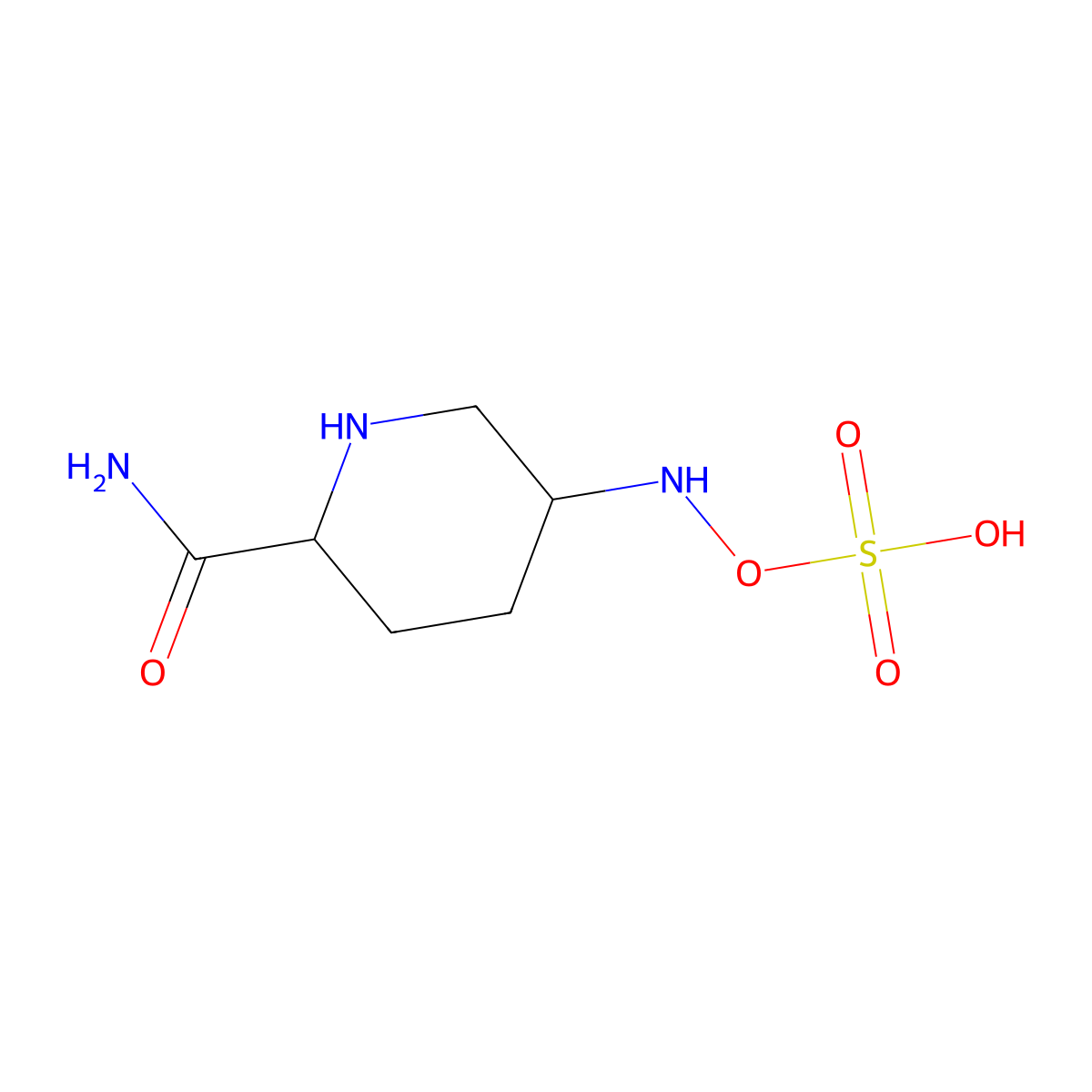 Descarbonyl avibactam molecular structure, CAS 2243810-78-6
