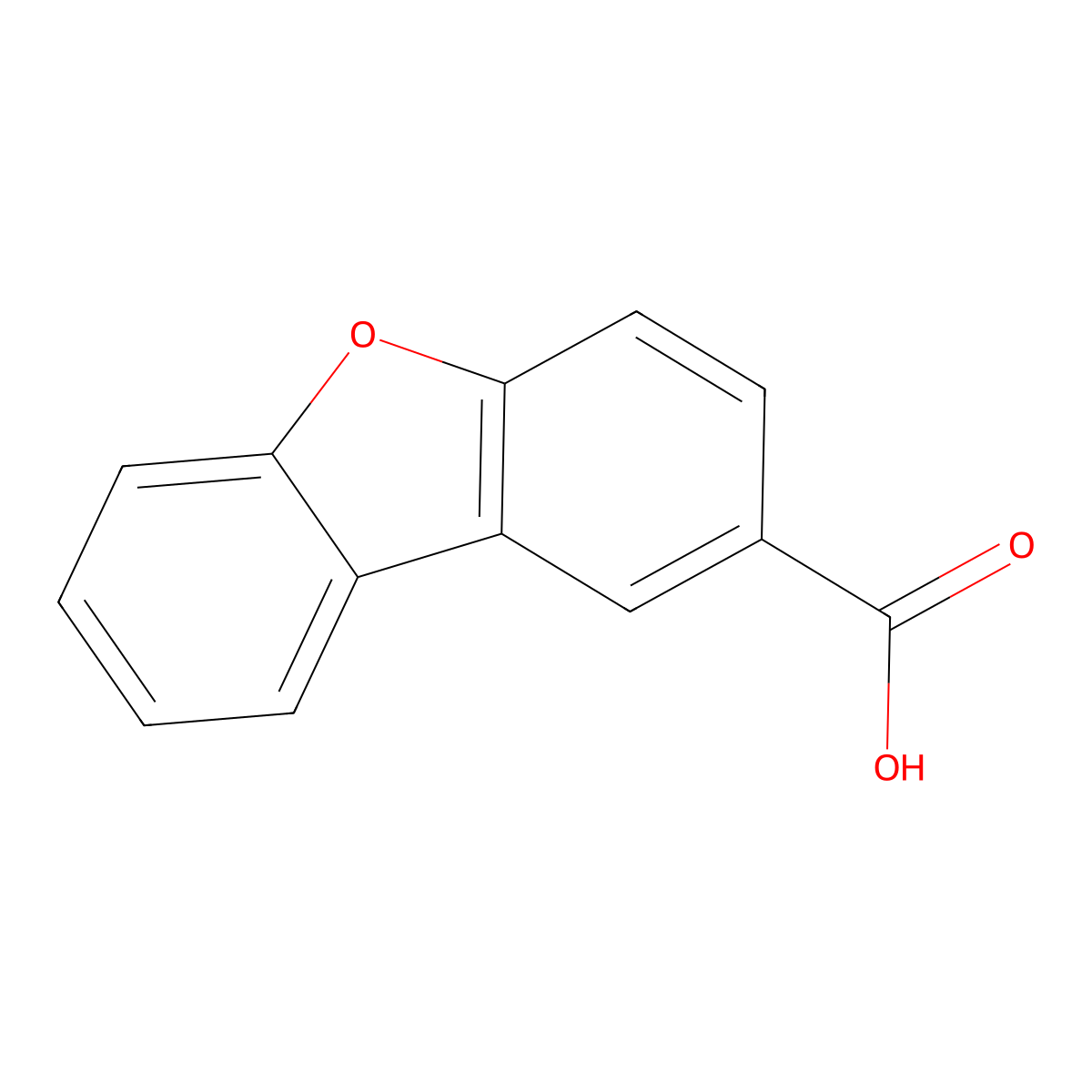 8-Oxatricyclo(7.4.0.0,2,7)trideca-1(9),2(7),3,5,10,12-hexaene-4-carboxylic acid molecular structure, CAS 22439-48-1