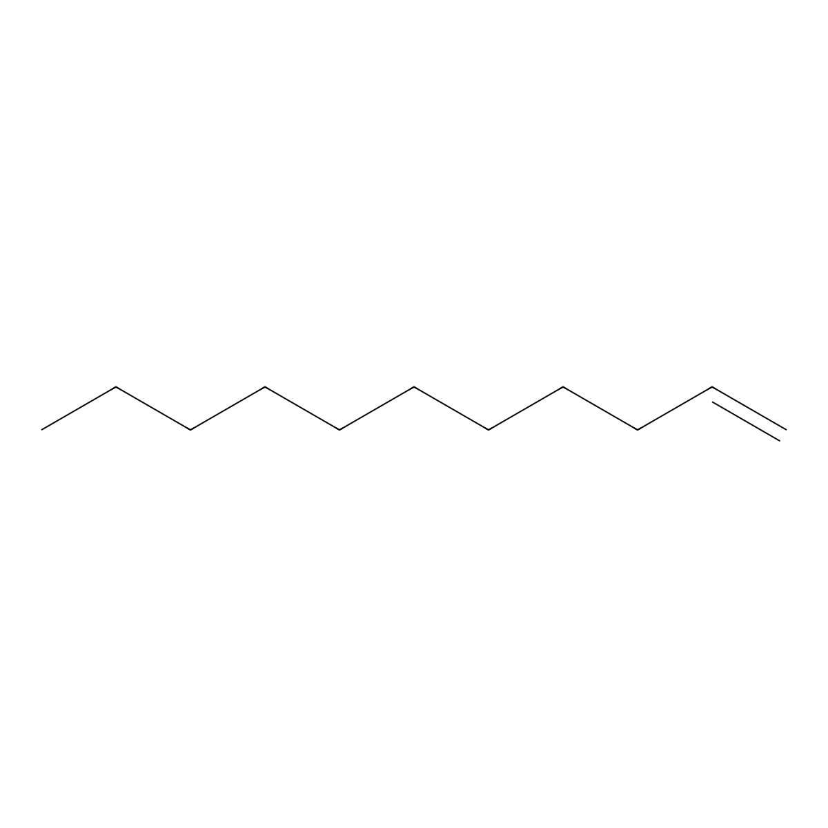 1-Undecene molecular structure, CAS 2244-02-2
