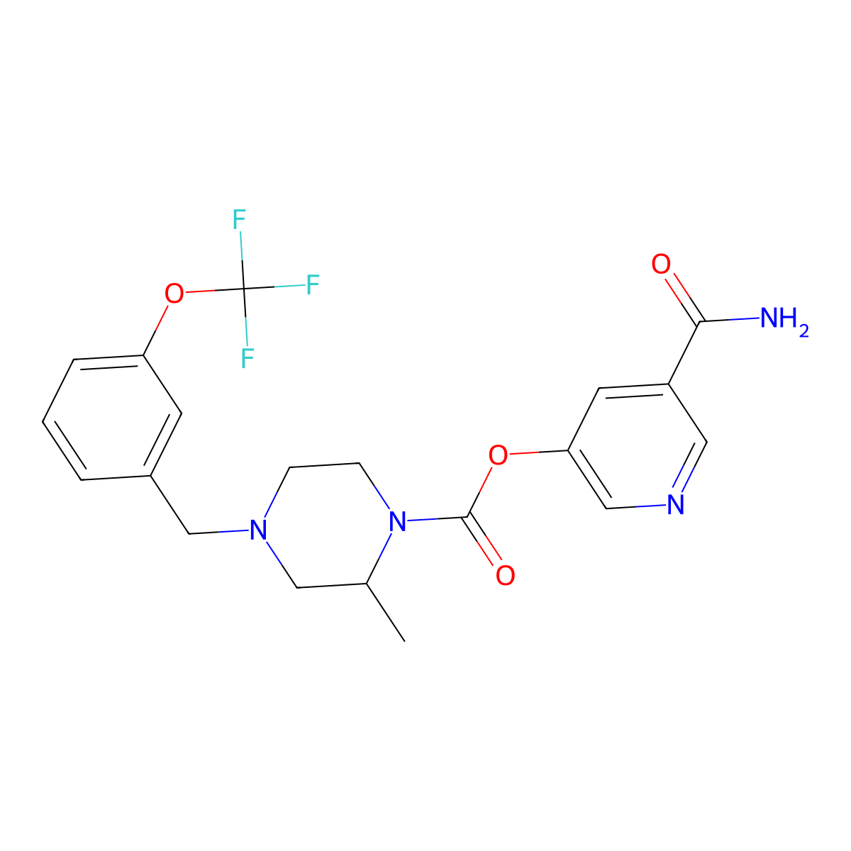 Irafamdastat molecular structure, CAS 2244136-58-9