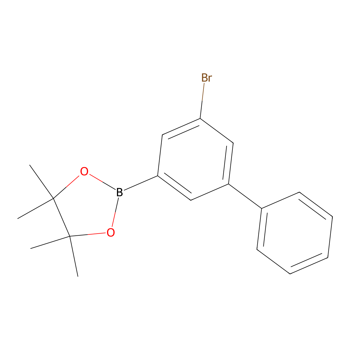 2-(5-Bromo-[1,1'-biphenyl]-3-yl)-4,4,5,5-tetramethyl-1,3,2-dioxaborolane molecular structure, CAS 2244251-87-2
