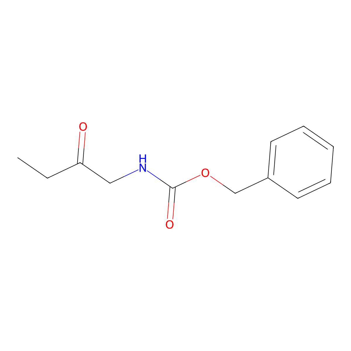 Benzyl (2-oxobutyl)carbamate molecular structure, CAS 224441-65-0