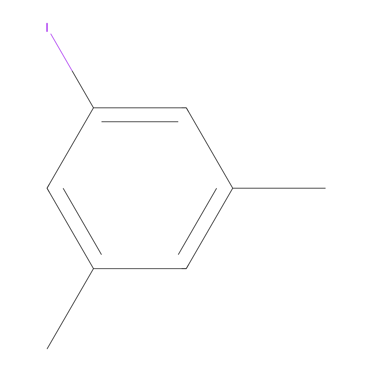 1-Iodo-3,5-dimethylbenzene molecular structure, CAS 22445-41-6