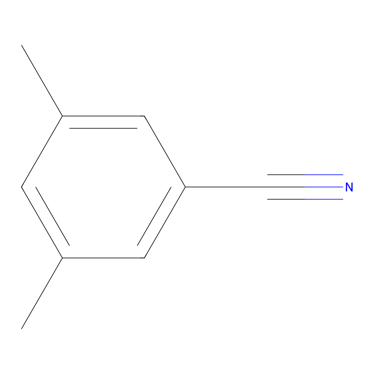 3,5-Dimethylbenzonitrile molecular structure, CAS 22445-42-7
