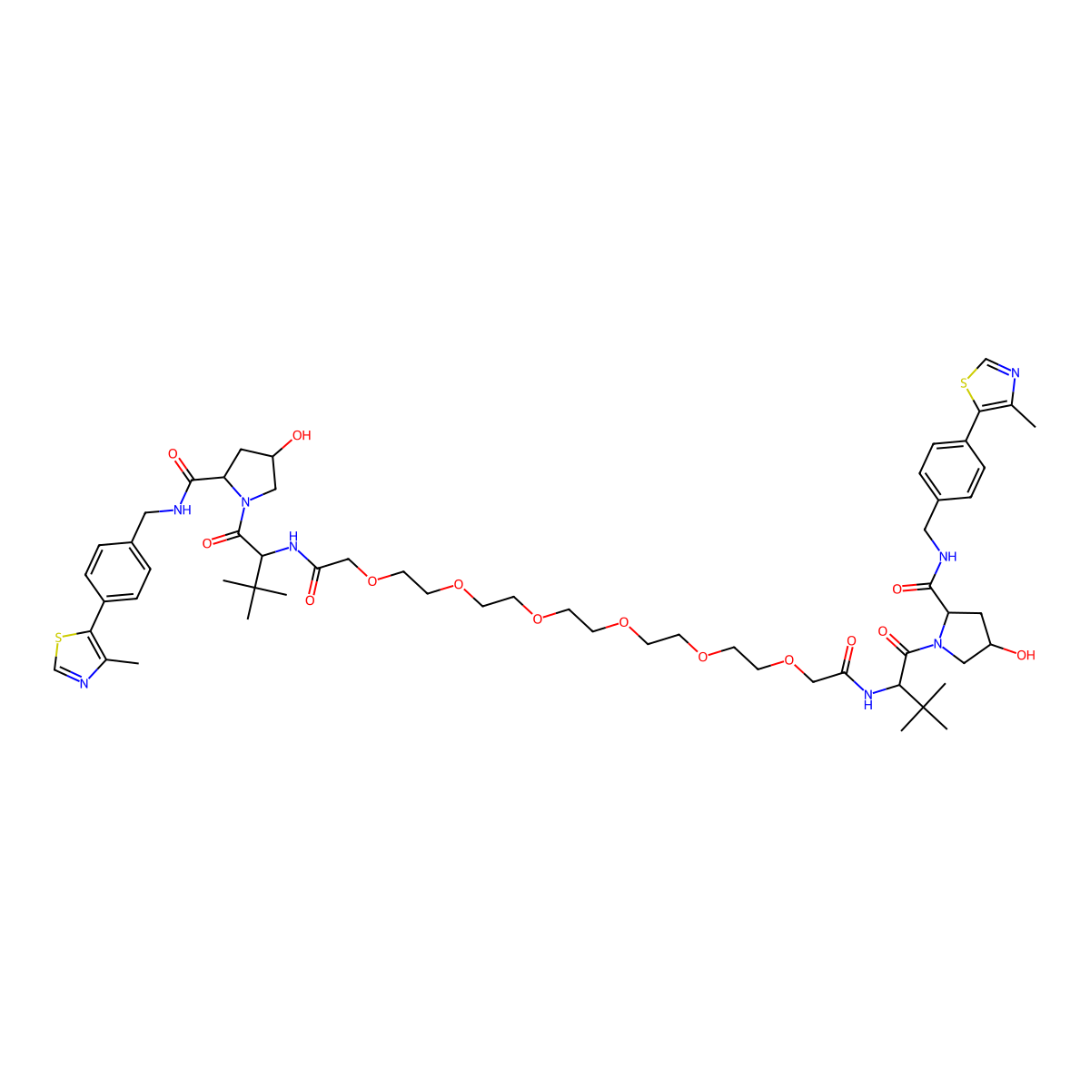 Homo-PROTAC pVHL30 degrader 1 molecular structure, CAS 2244684-49-7