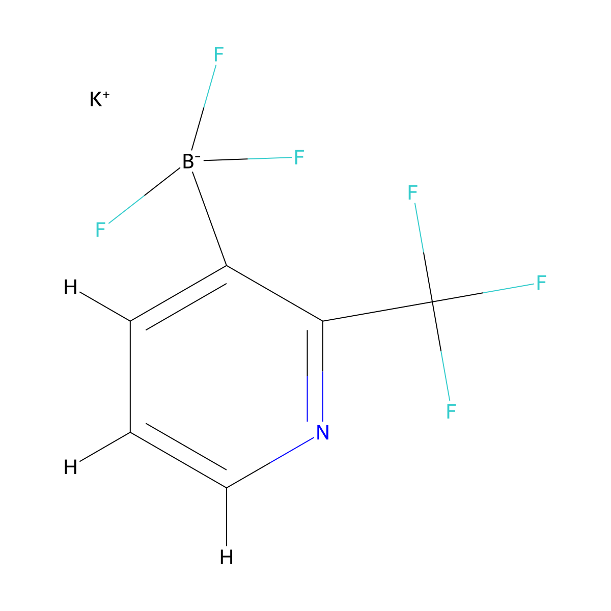Potassium trifluoro[2-(trifluoromethyl)pyridin-3-YL]boranuide molecular structure, CAS 2244702-87-0