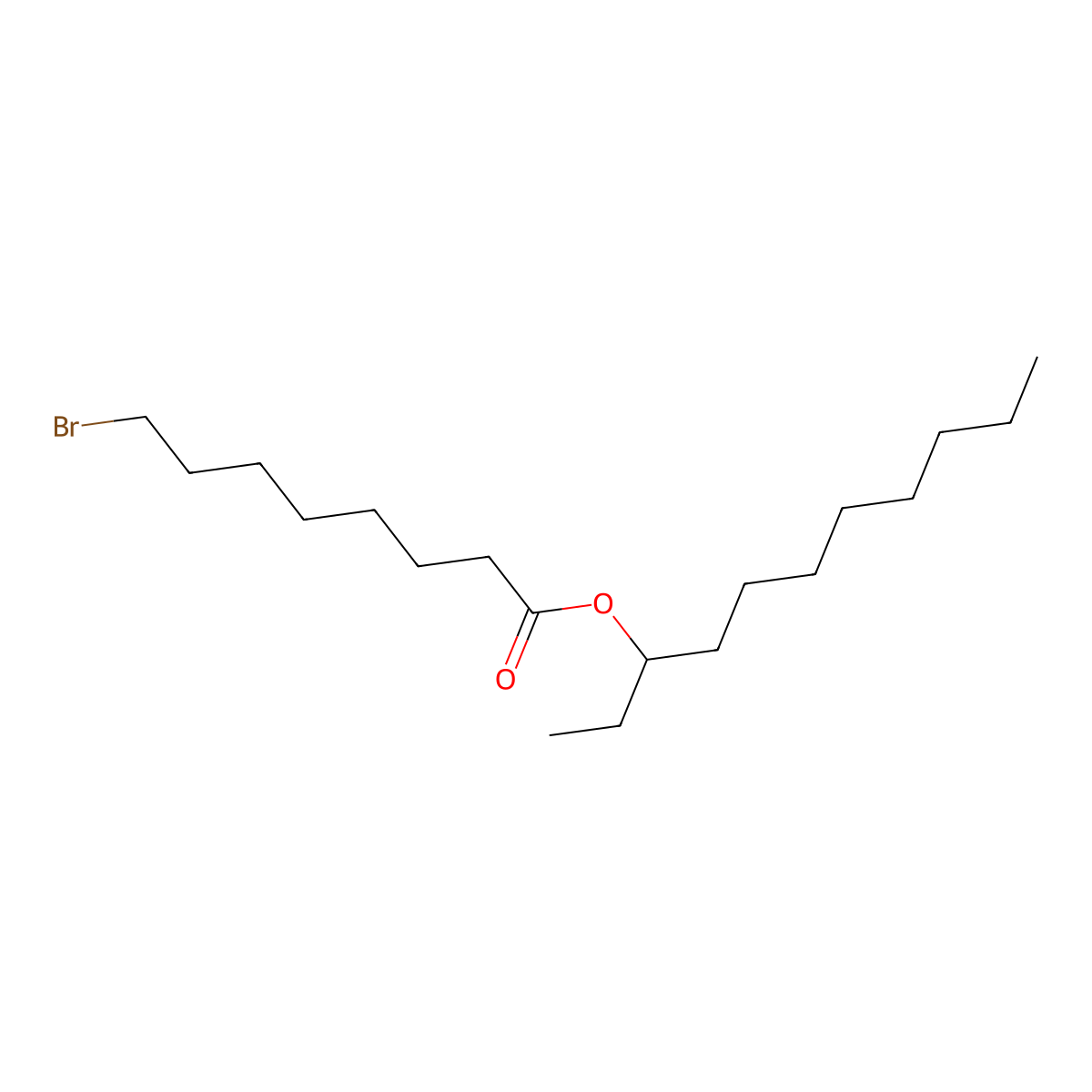 Undecan-3-YL 8-bromooctanoate molecular structure, CAS 2244716-51-4
